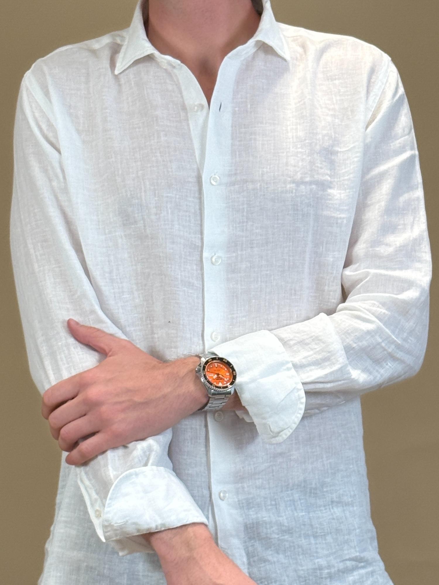 Camicia in Lino 748ML81191 001 Xacus 