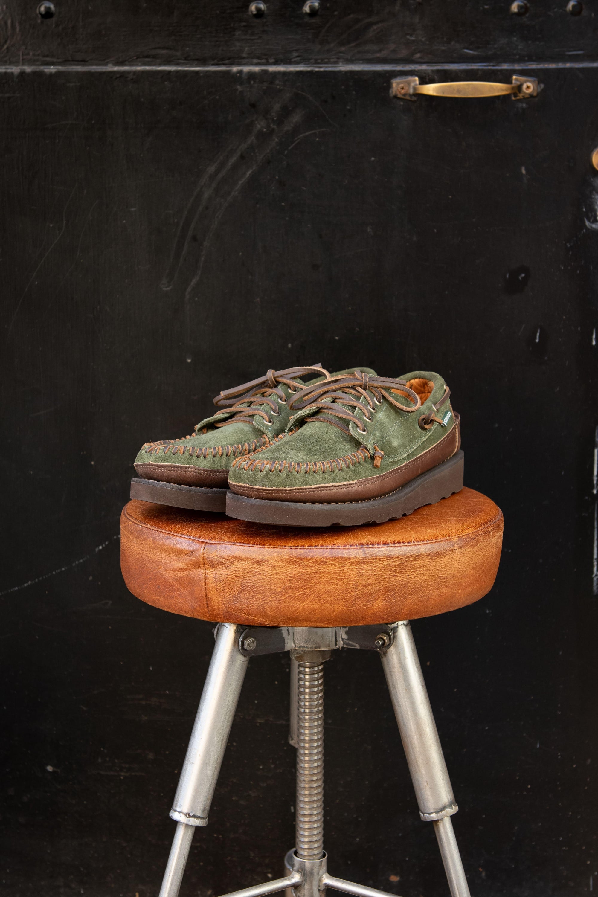 Keuka Lea Canoe Moc Dk 7111GEWA5Y DK BROWN-DK MILITARY Sebago