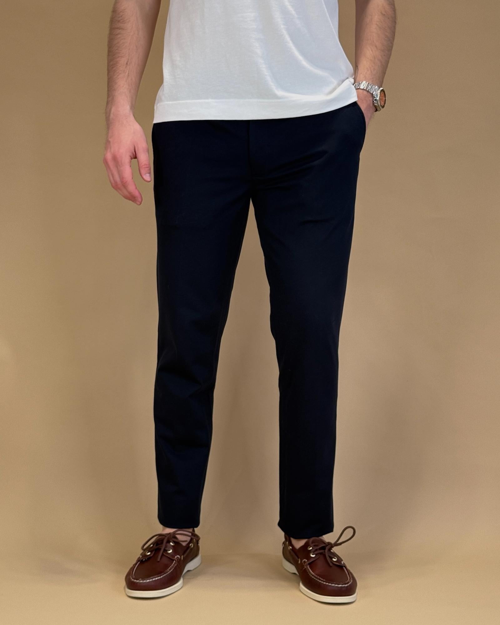 Pantalone in Piquet CN4652 447 Circolo 1901