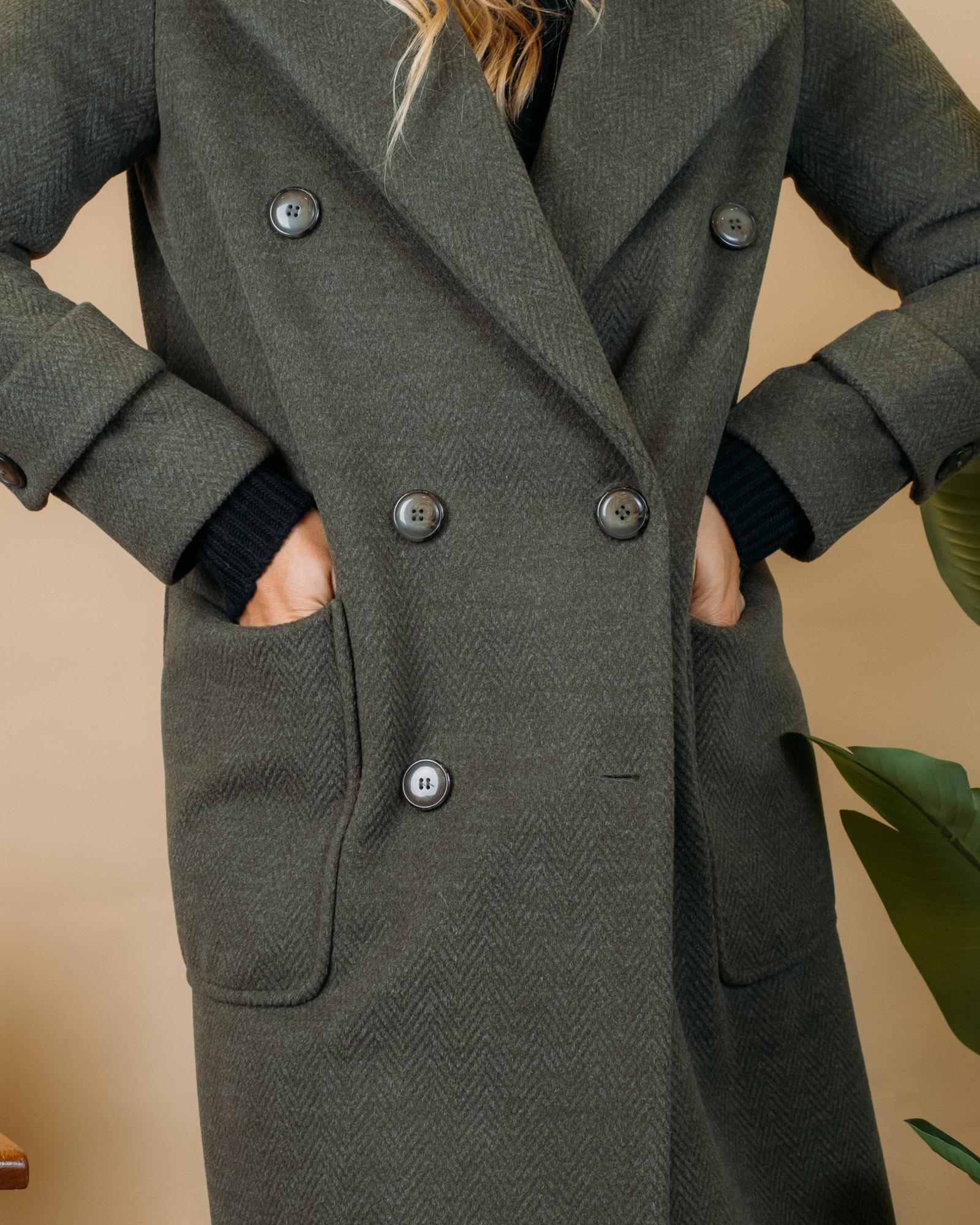 Doppiopetto Lungo 38GC281 MILITARE Fabiana B. 