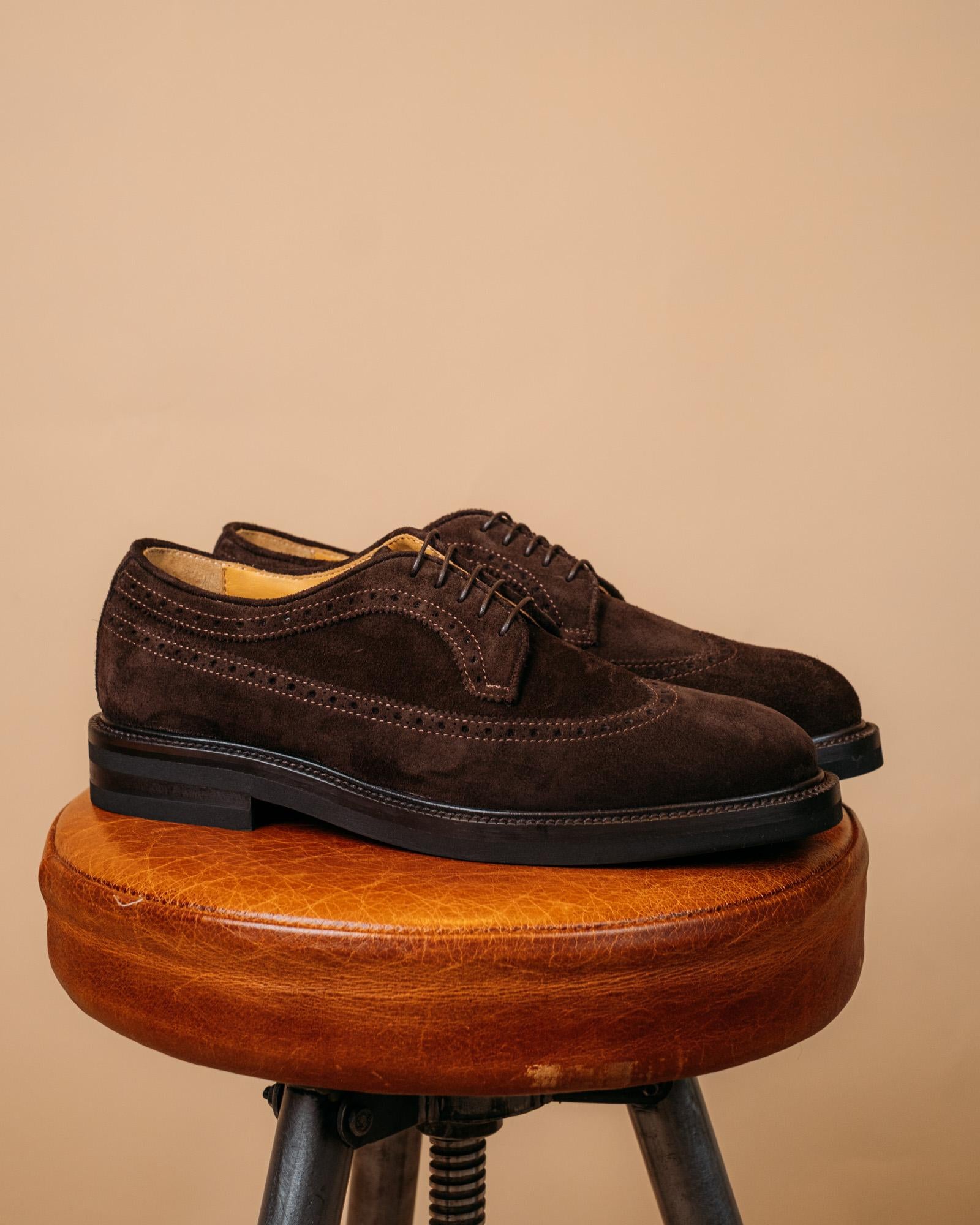 Derby Brogue in Camoscio 4051 MO Crisci x Gaffi 