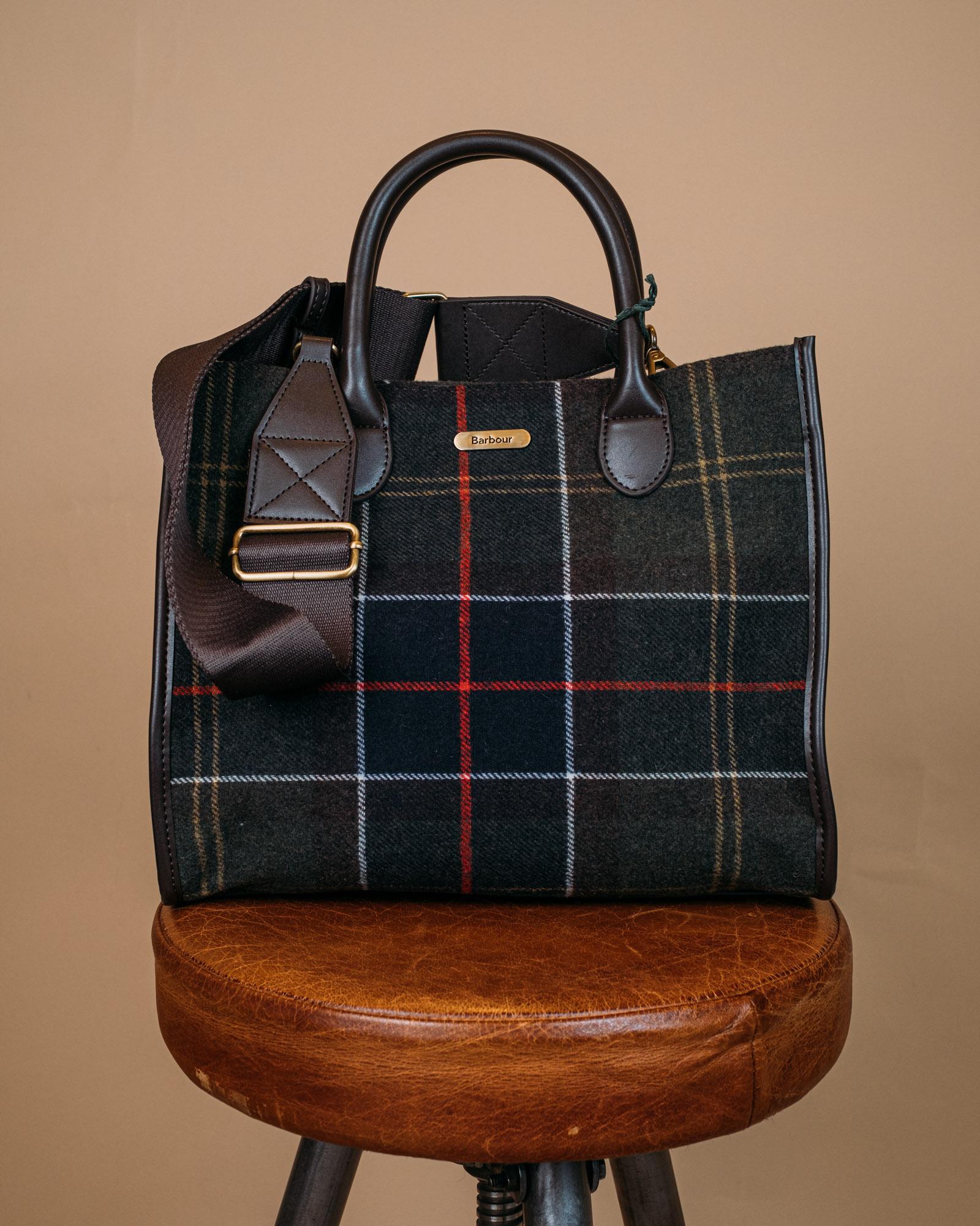 Barrhill Tartan Tote Bag LBA0423 OL91 Barbour 