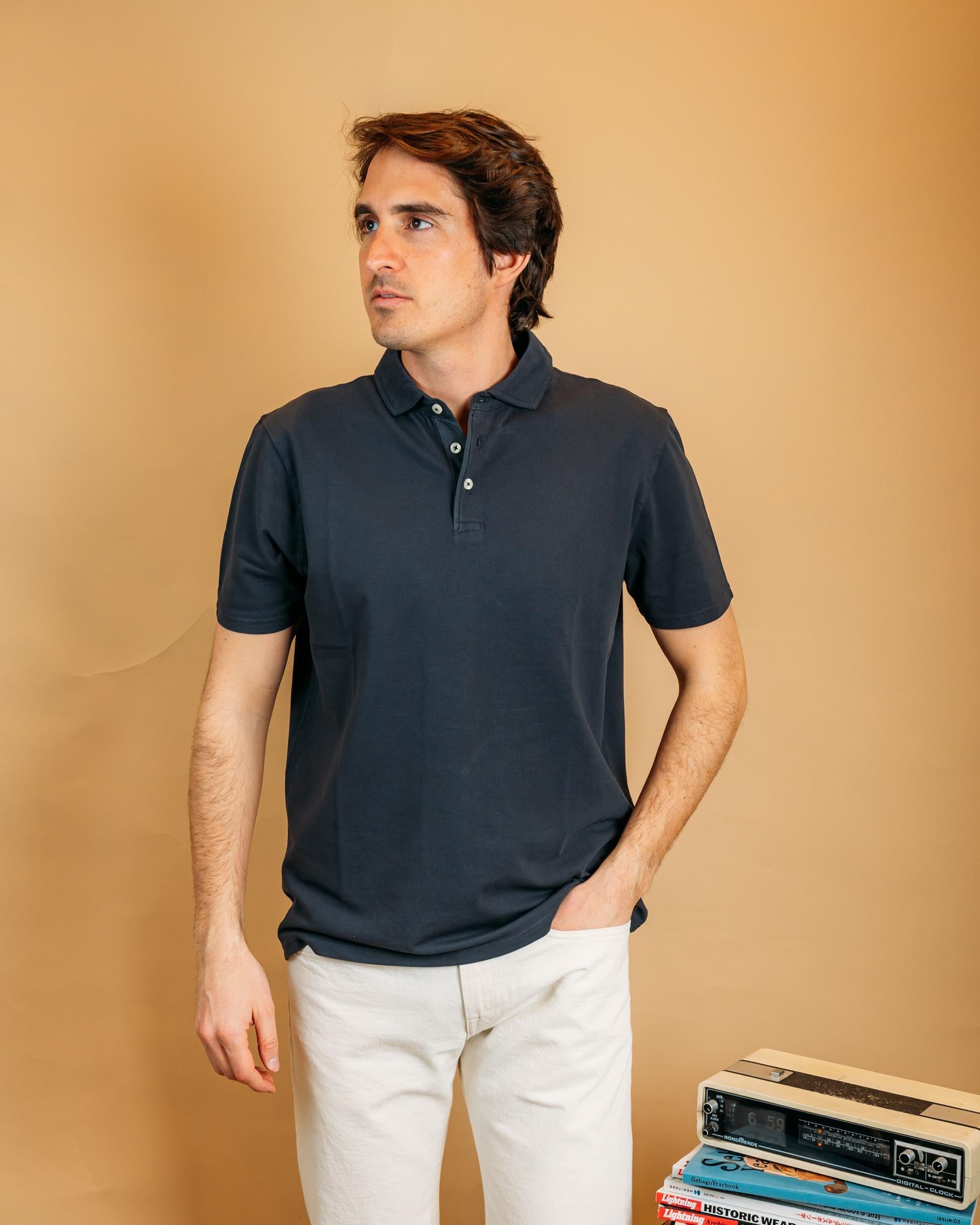 Polo Peter Navy OMPIQ C01 Impure 