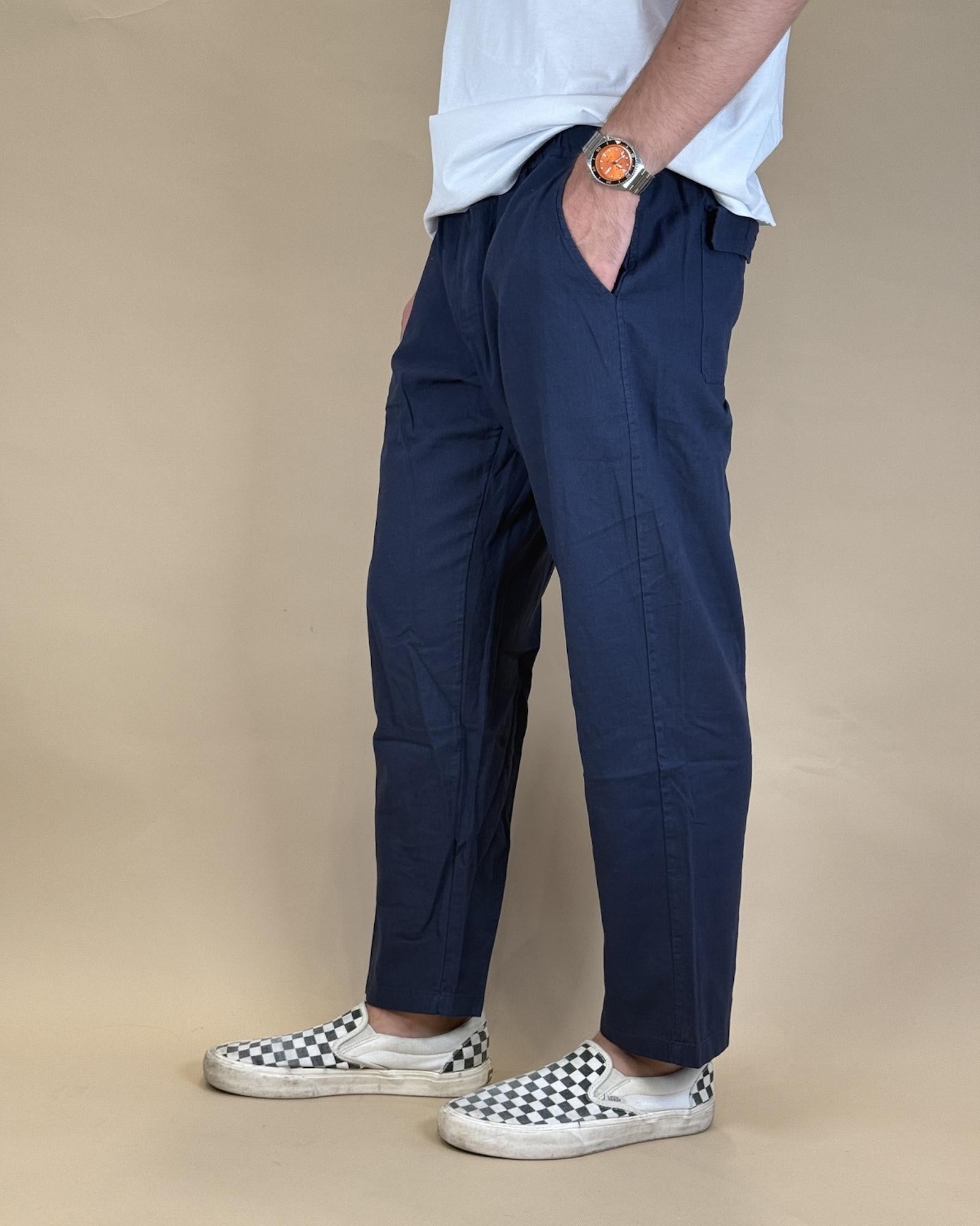 Pantalaccio Tommy in Lino P5269 BL Seadog