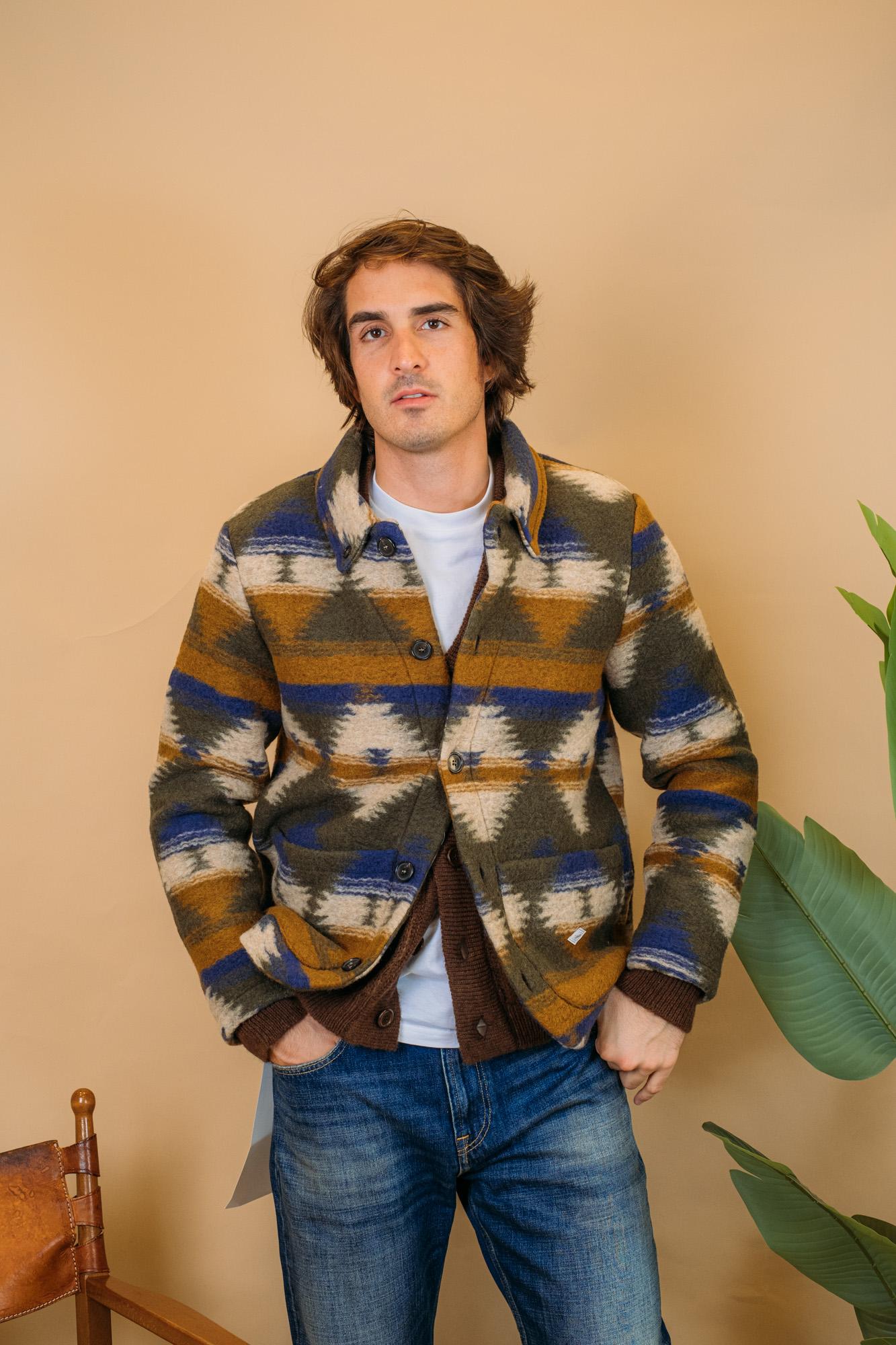 Giacca York Navajo YORK NAVAJO GREEN Wooden 