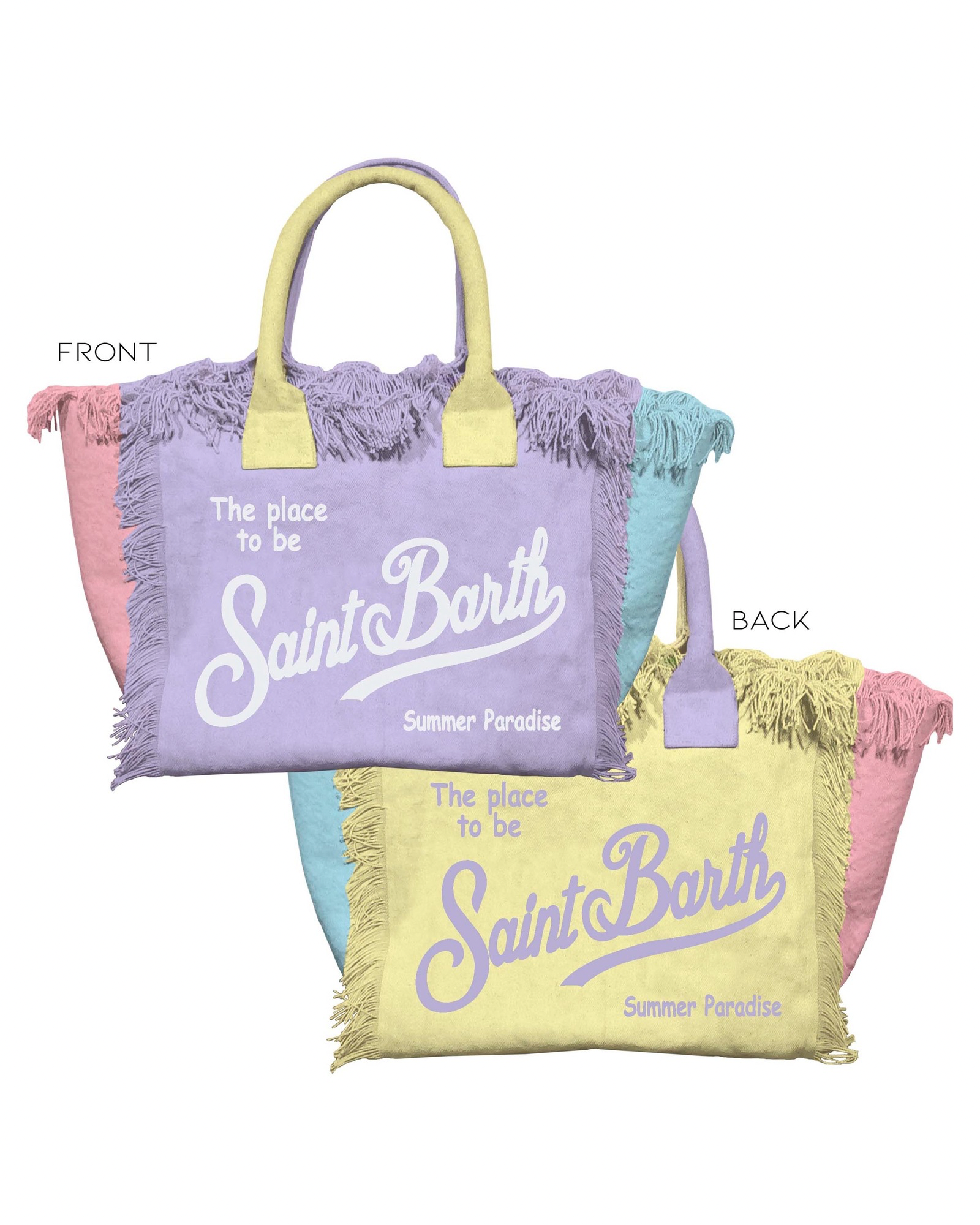 Borsa Colette Multicolore COL0001 02576L MC2 Saint barth 