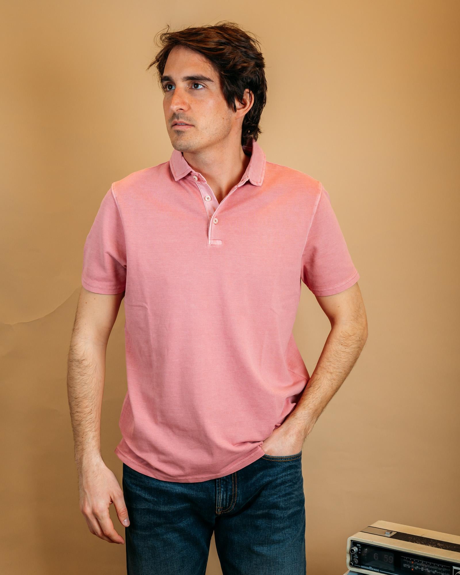 Polo Peter Pink OMPIQ C75 Impure 
