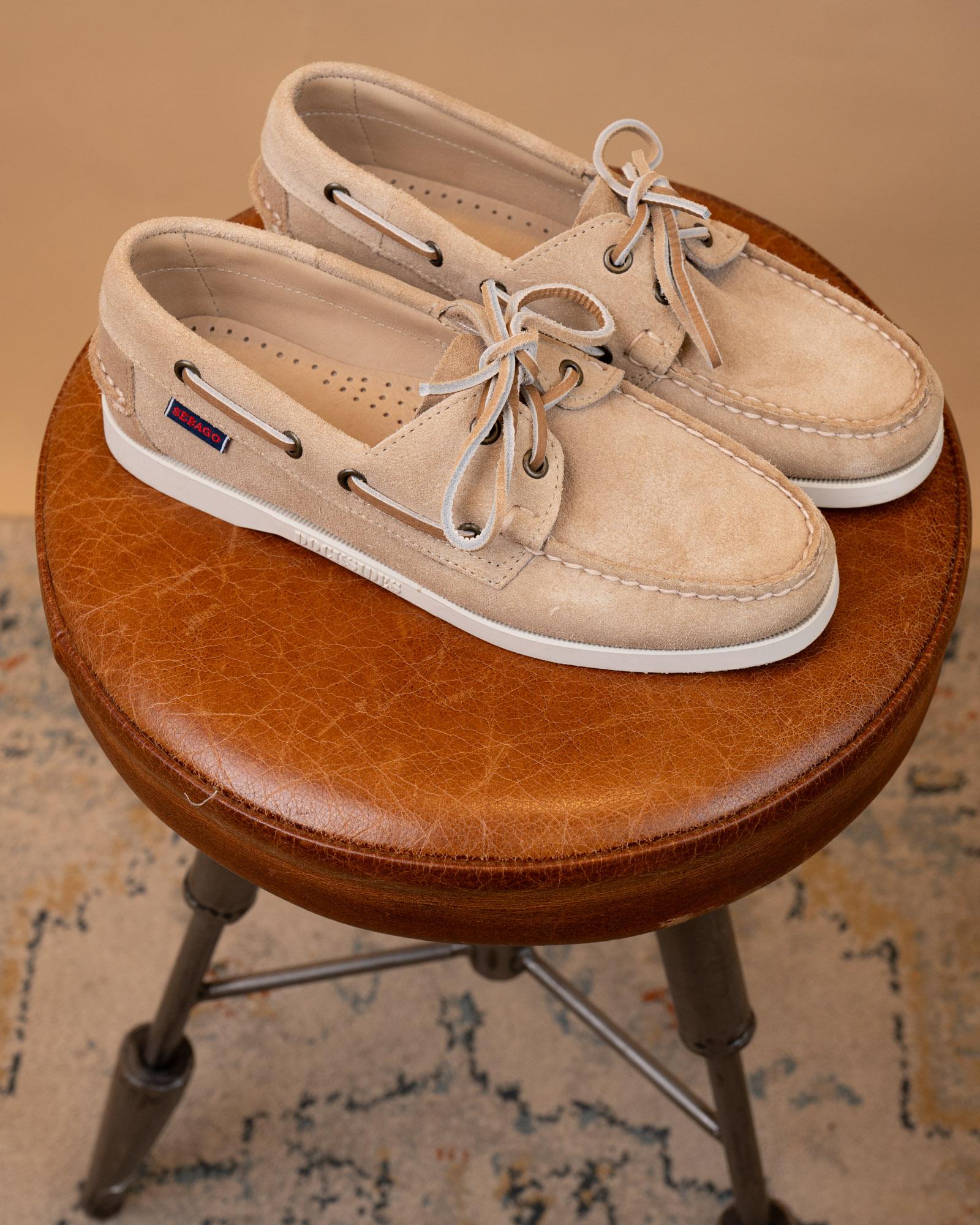 Sebago portland flesh out scarpe da barca taupe