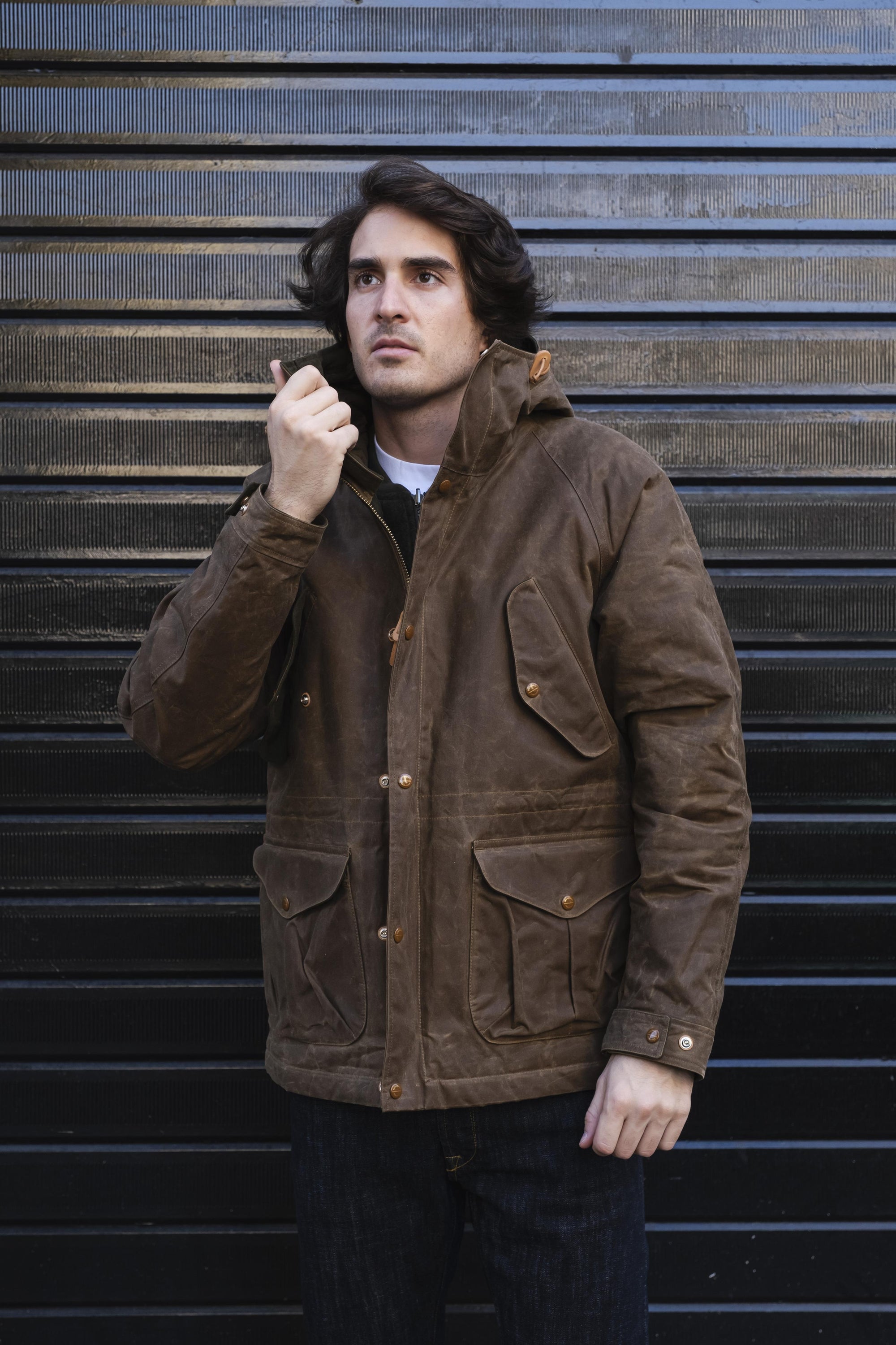 Fisherman Parka 7031WX DARK TAN Manifattura Ceccarelli 