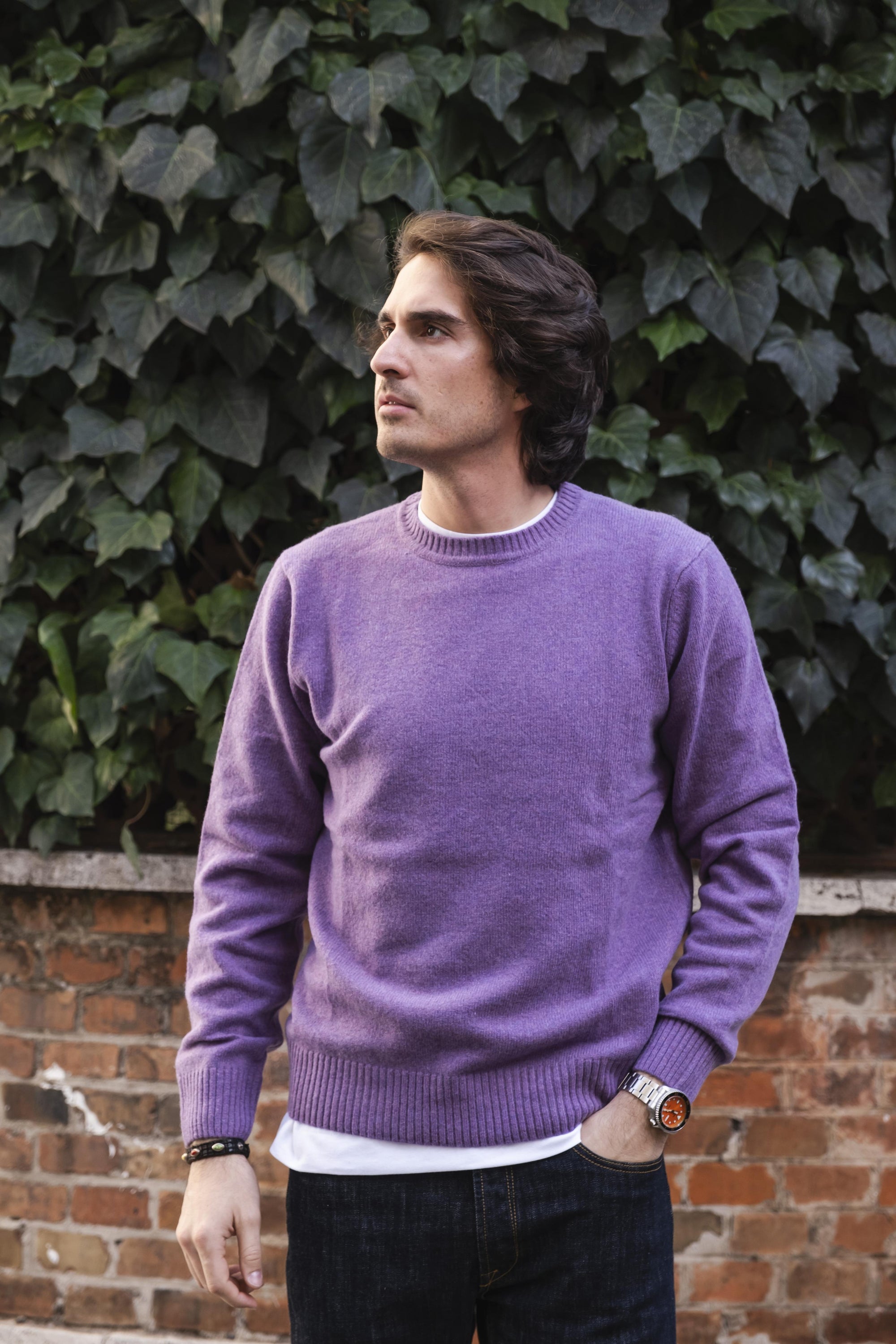 Maglia Charlie CHARLIEWN8227 MALVA Impure 