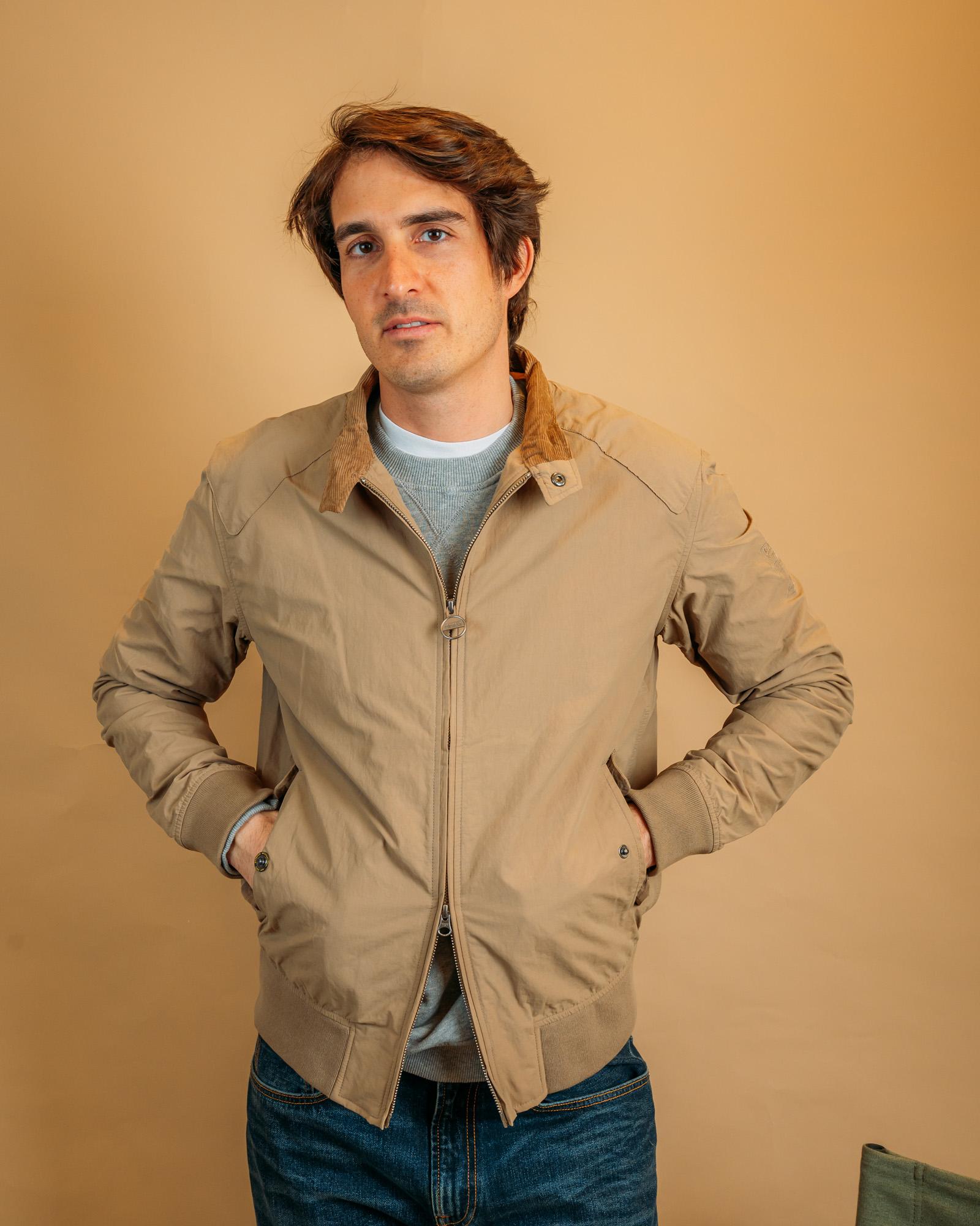 Giacca Harrington Rectifier Steve McQueen Military Brown MCA0427 BE31 Barbour International 