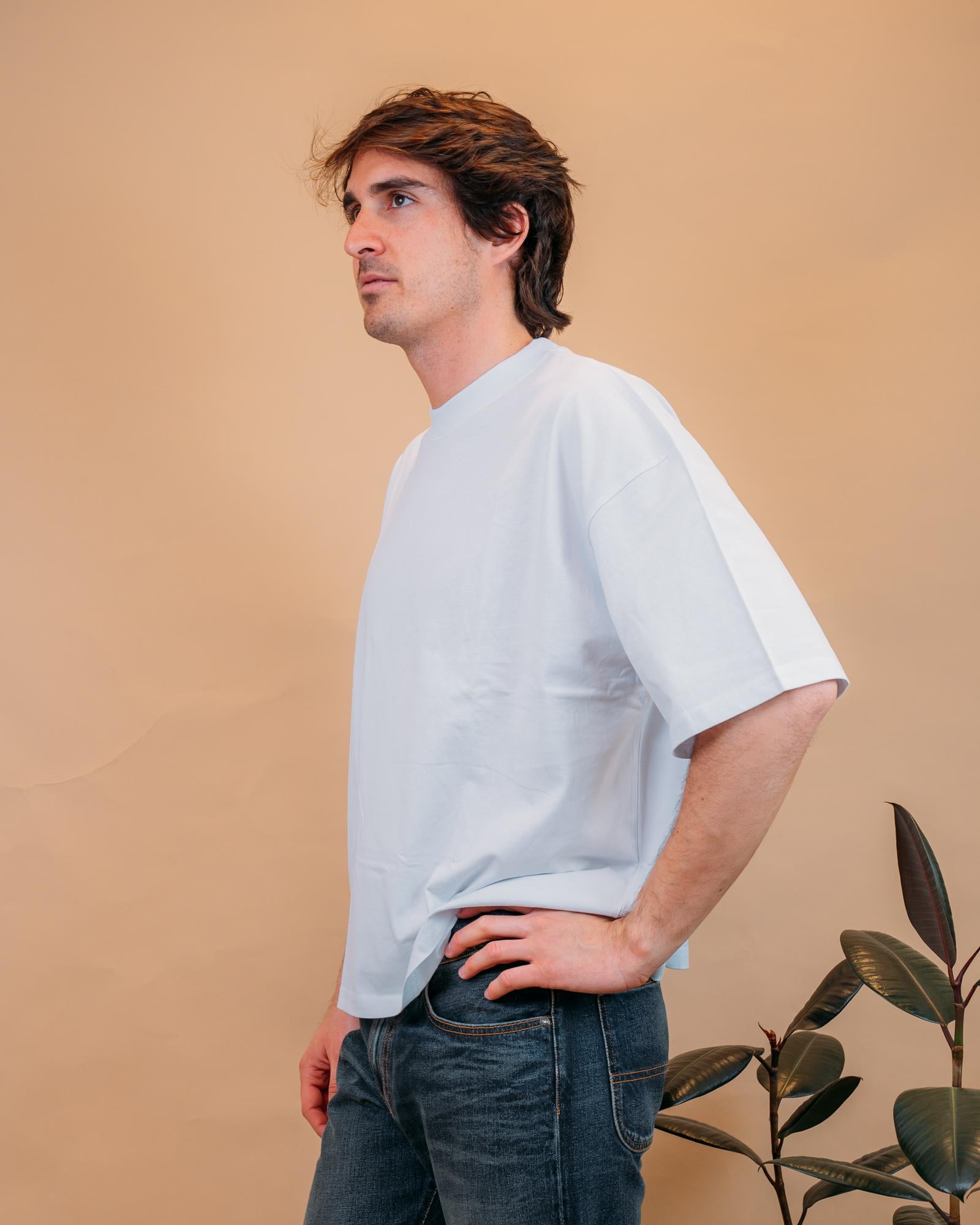 Logan Cropped Tee White STTU258 C001 Gaffi 