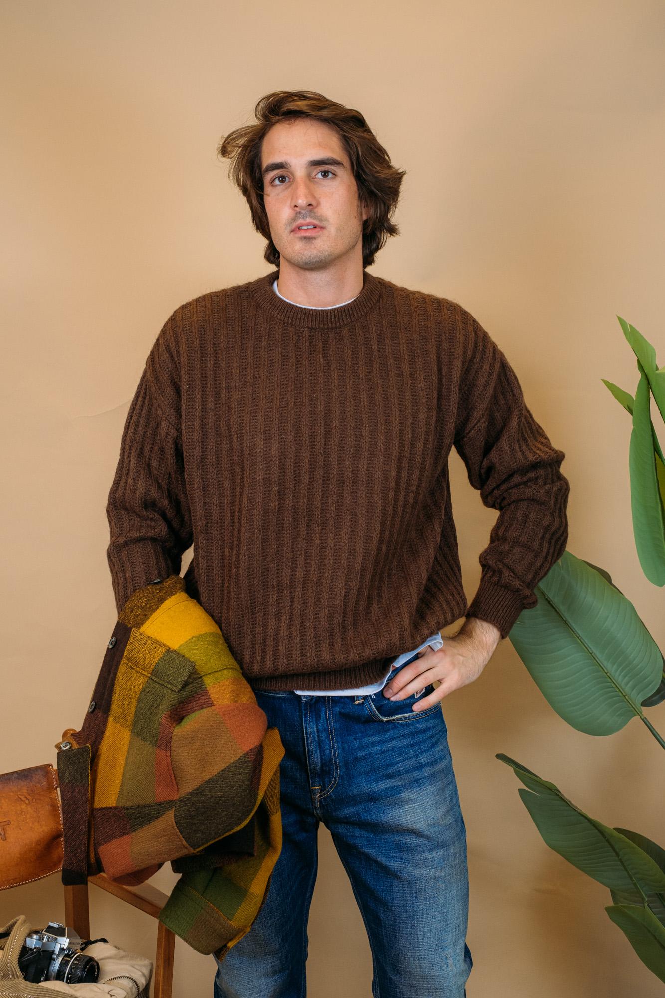 Maglia Costa Inglese Cadore CADORE MARRONE Wooden 