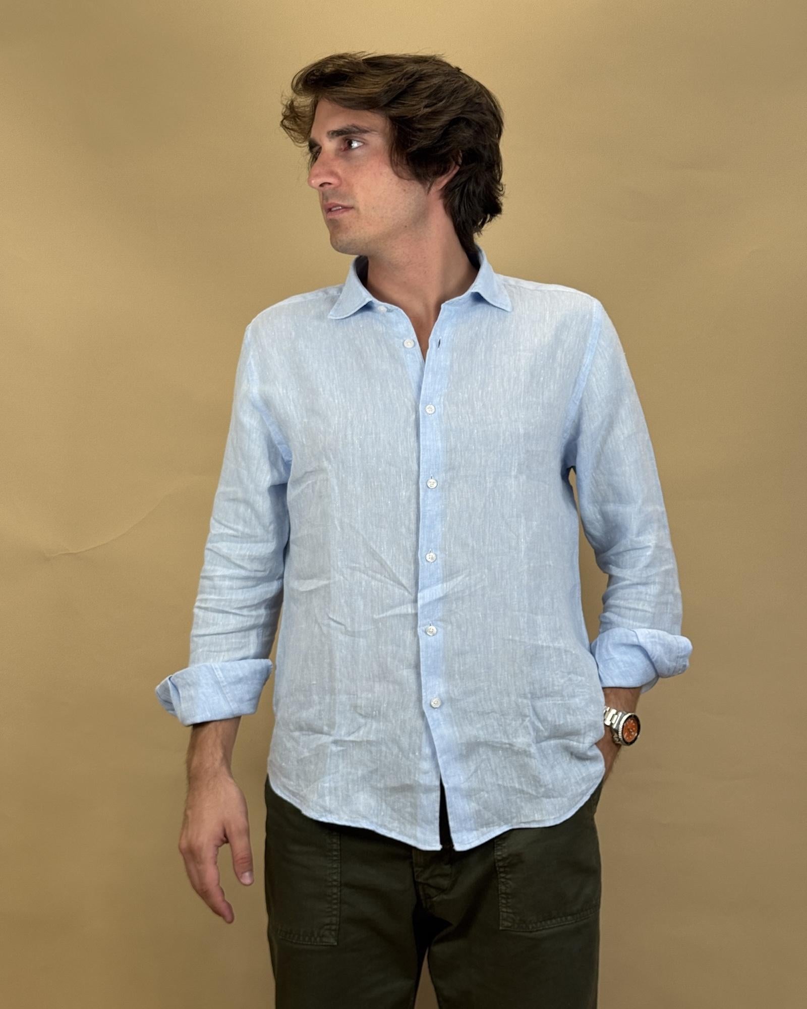 Camicia in Lino 2830554 04 Portofiori