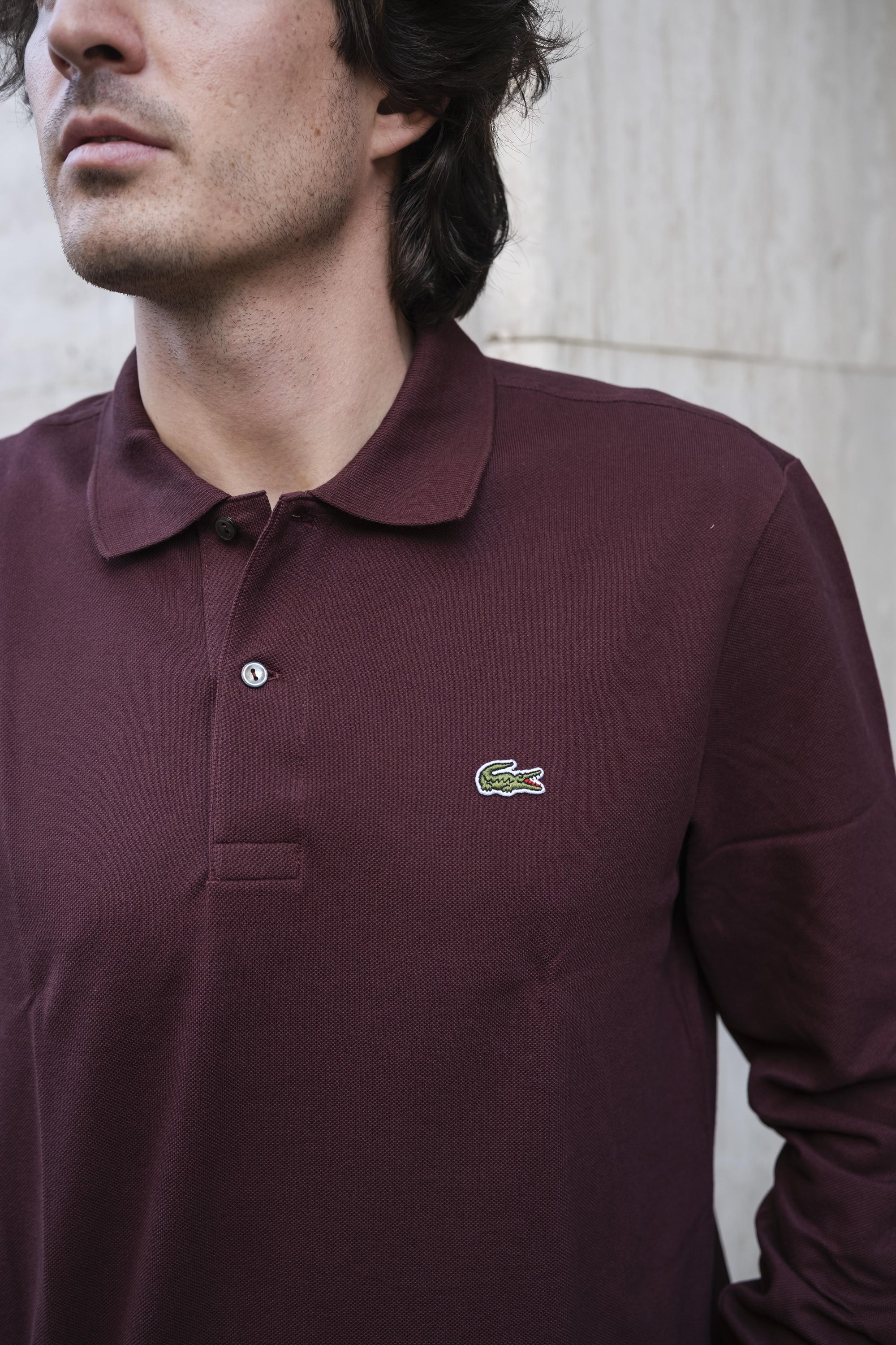Polo Manica Lunga L1312BZD EXPRESSO Lacoste 