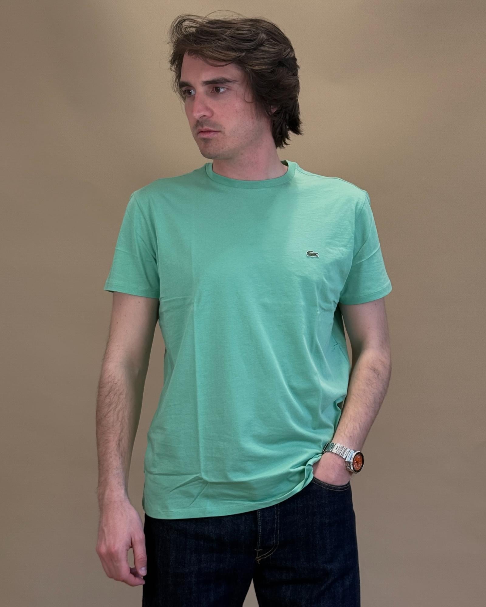 T-shirt in Cotone TH6709 TTF Lacoste