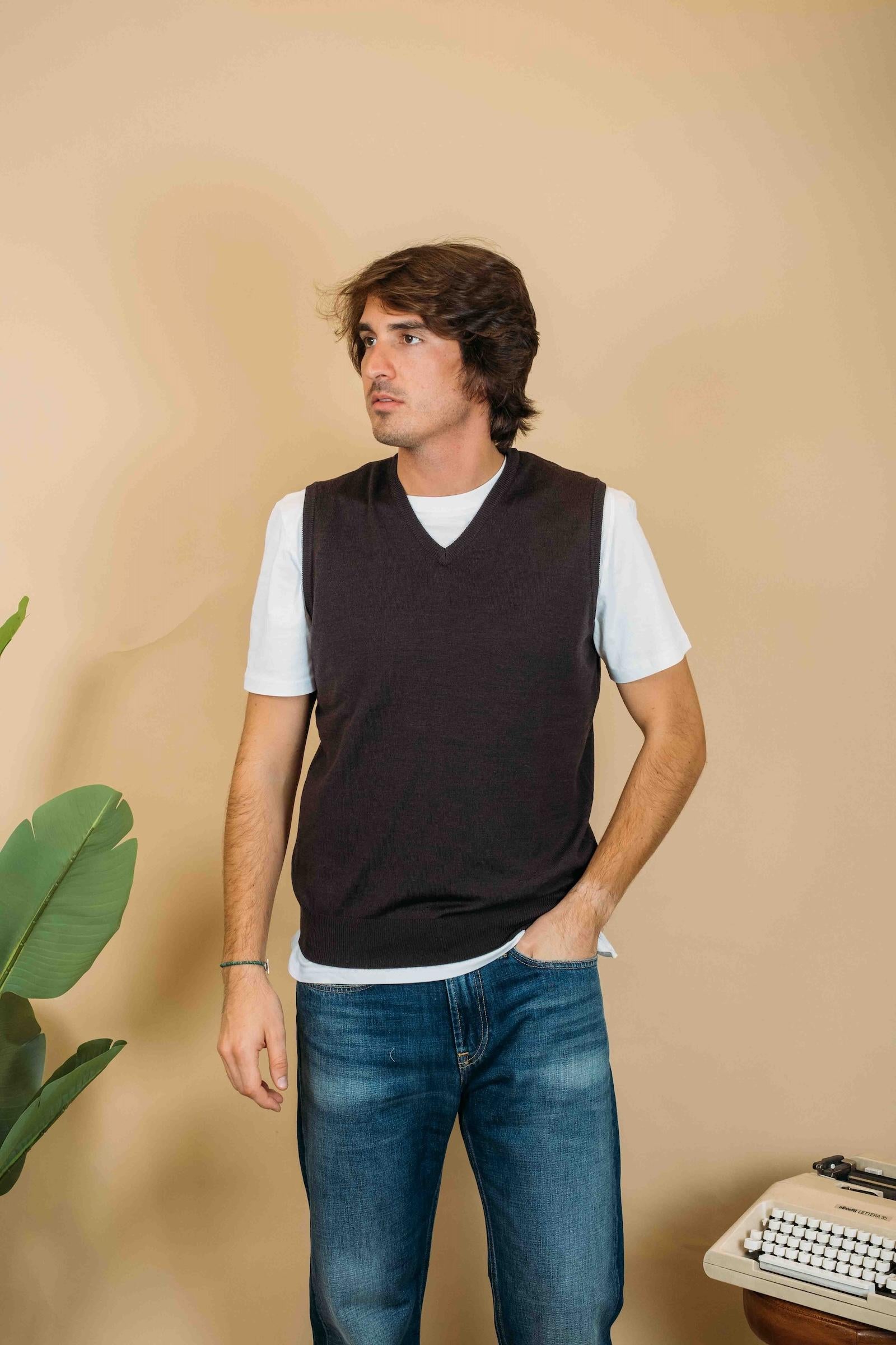 Gilet a V 1859008 221 Gaffi 