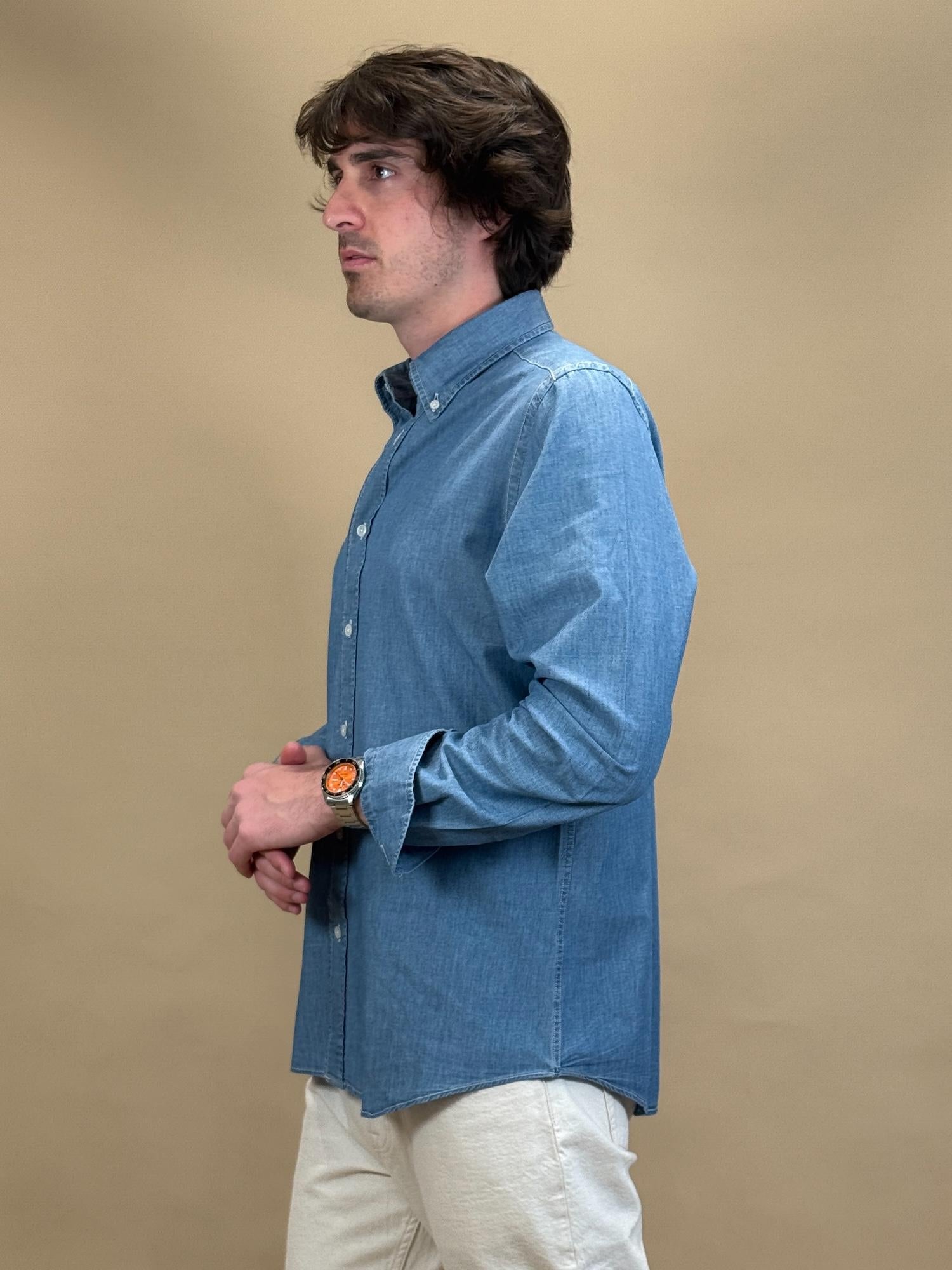 Camicia in Chambray 2830412 1_01 Portofiori