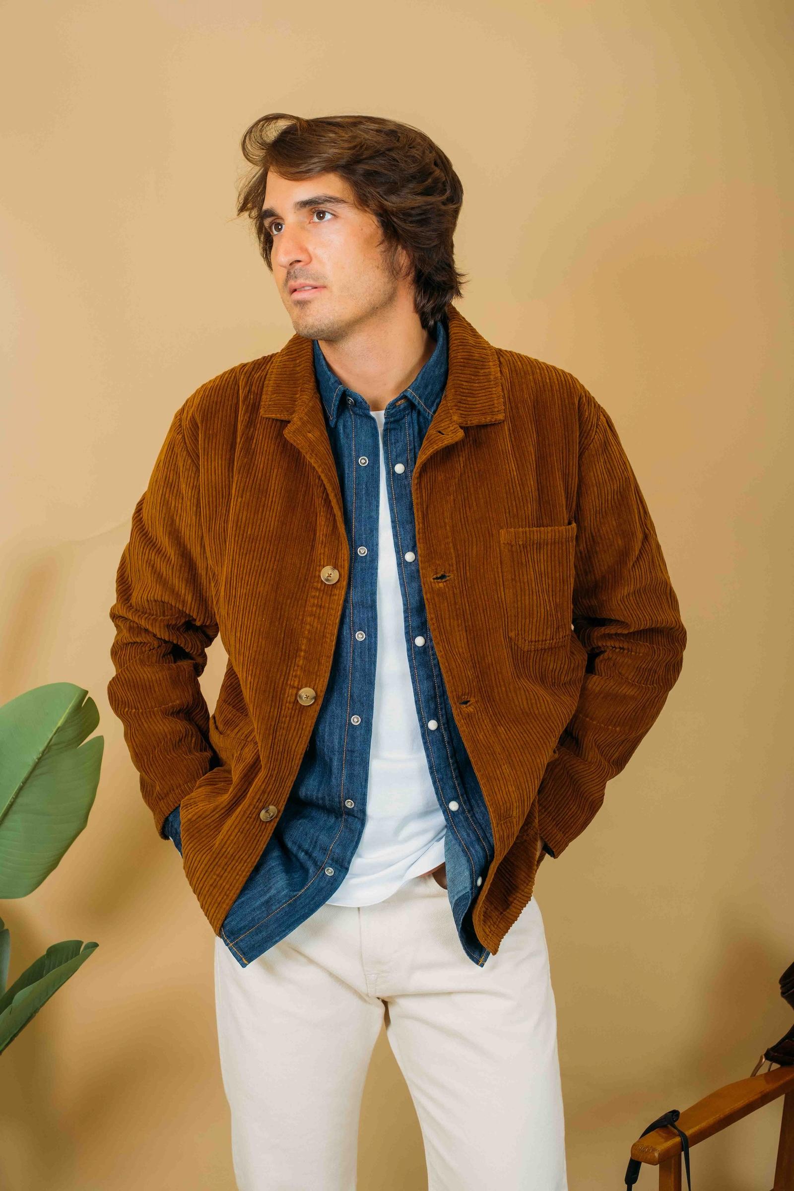 Port Jacket KHOUAW2301 TOBACCO Kestin 
