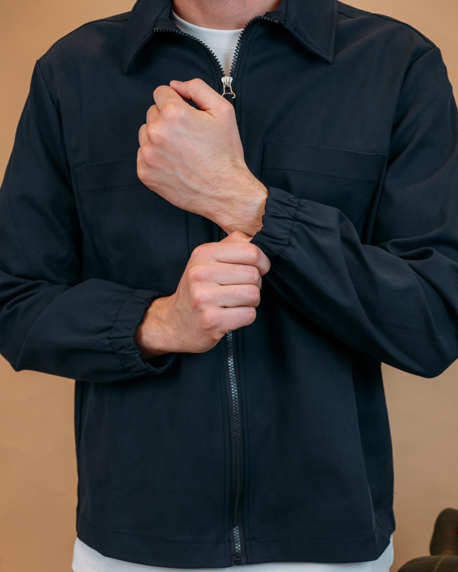 Overshirt Aidan Blu AIDAN BL Wooden 