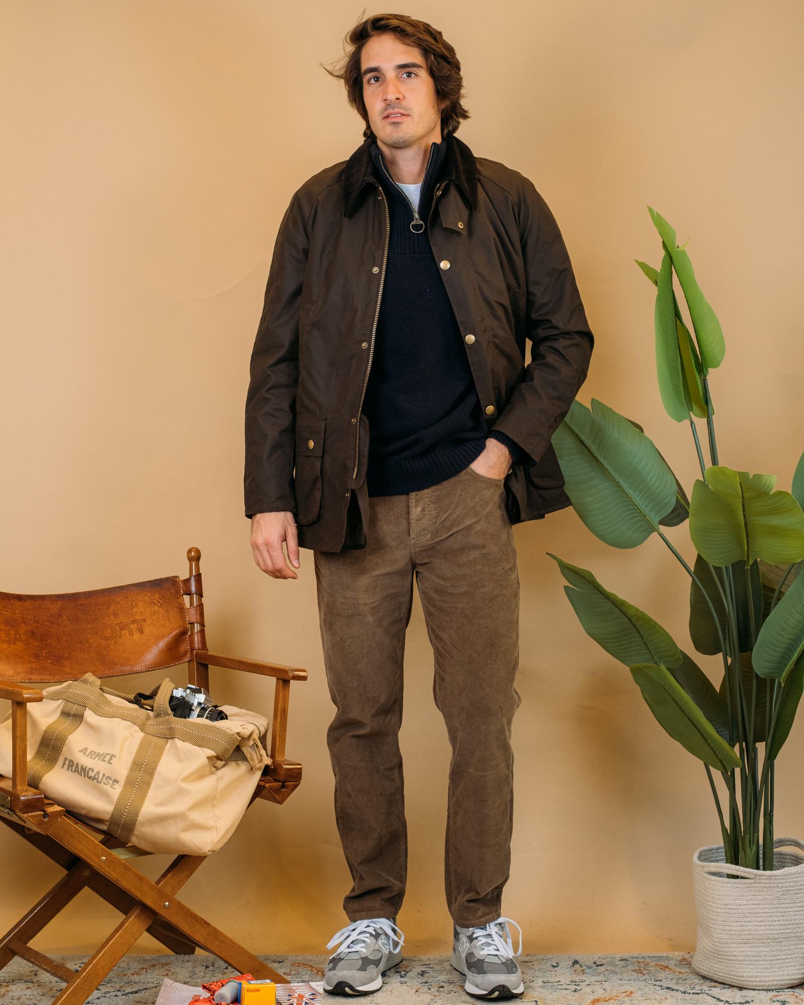 Ashby Wax Jacket MWX0339 OL71 Barbour 