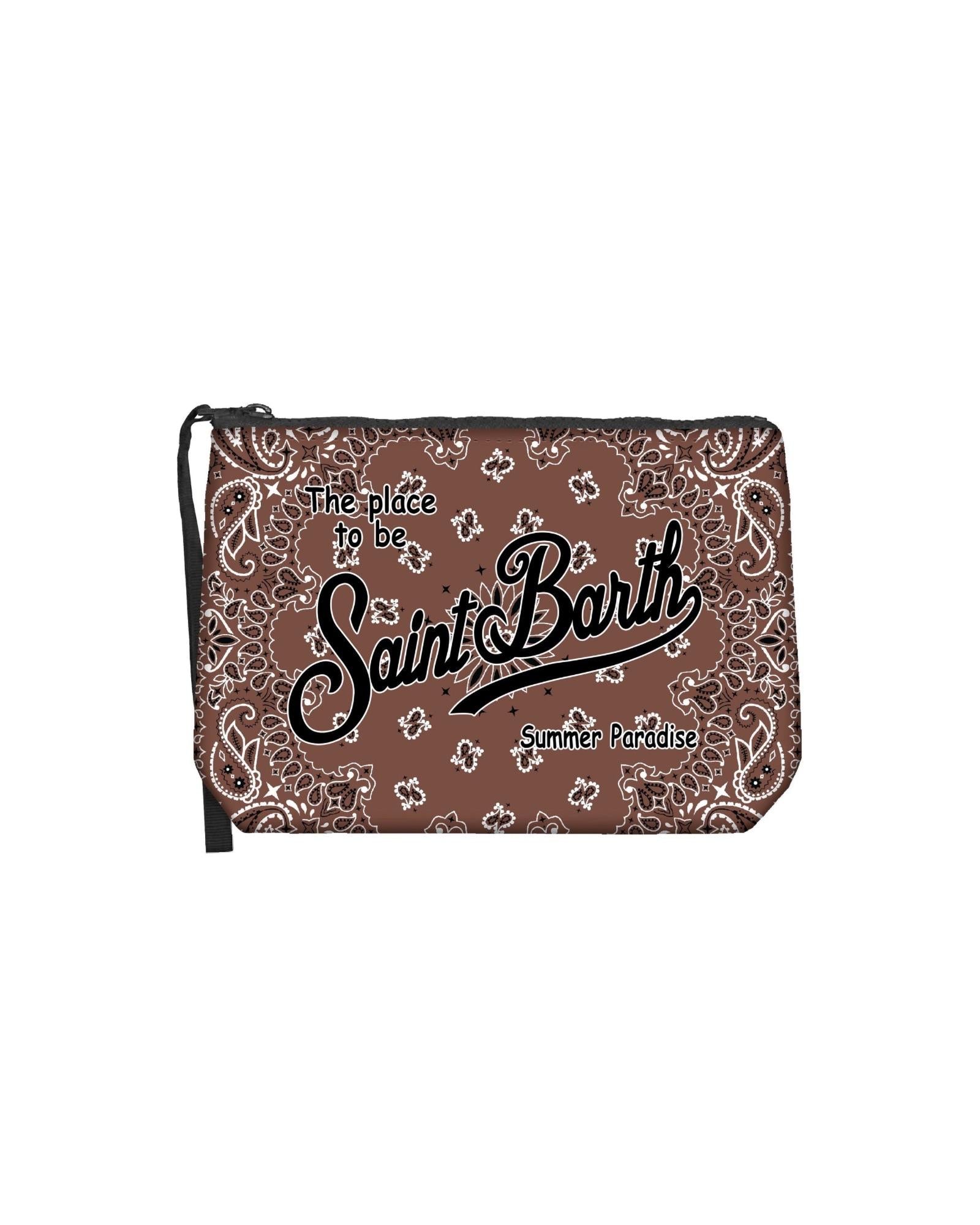 Pochette Aline Bandana Marrone ALIN001 07684L MC2 Saint barth 