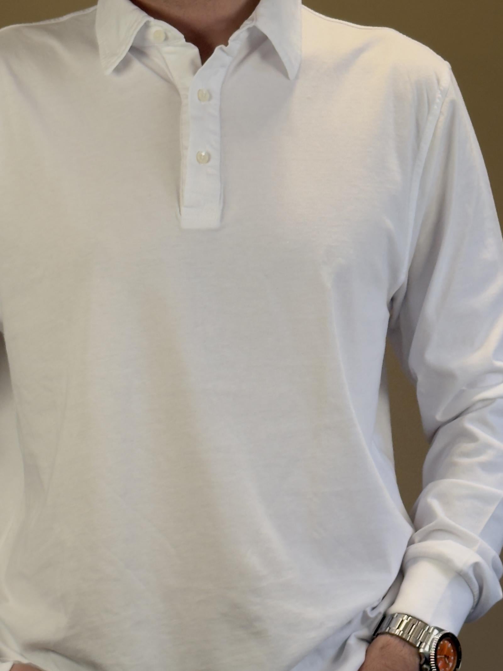 Polo in Jersey M/L BLKM2503BIANCO BIANCO Bl'ker