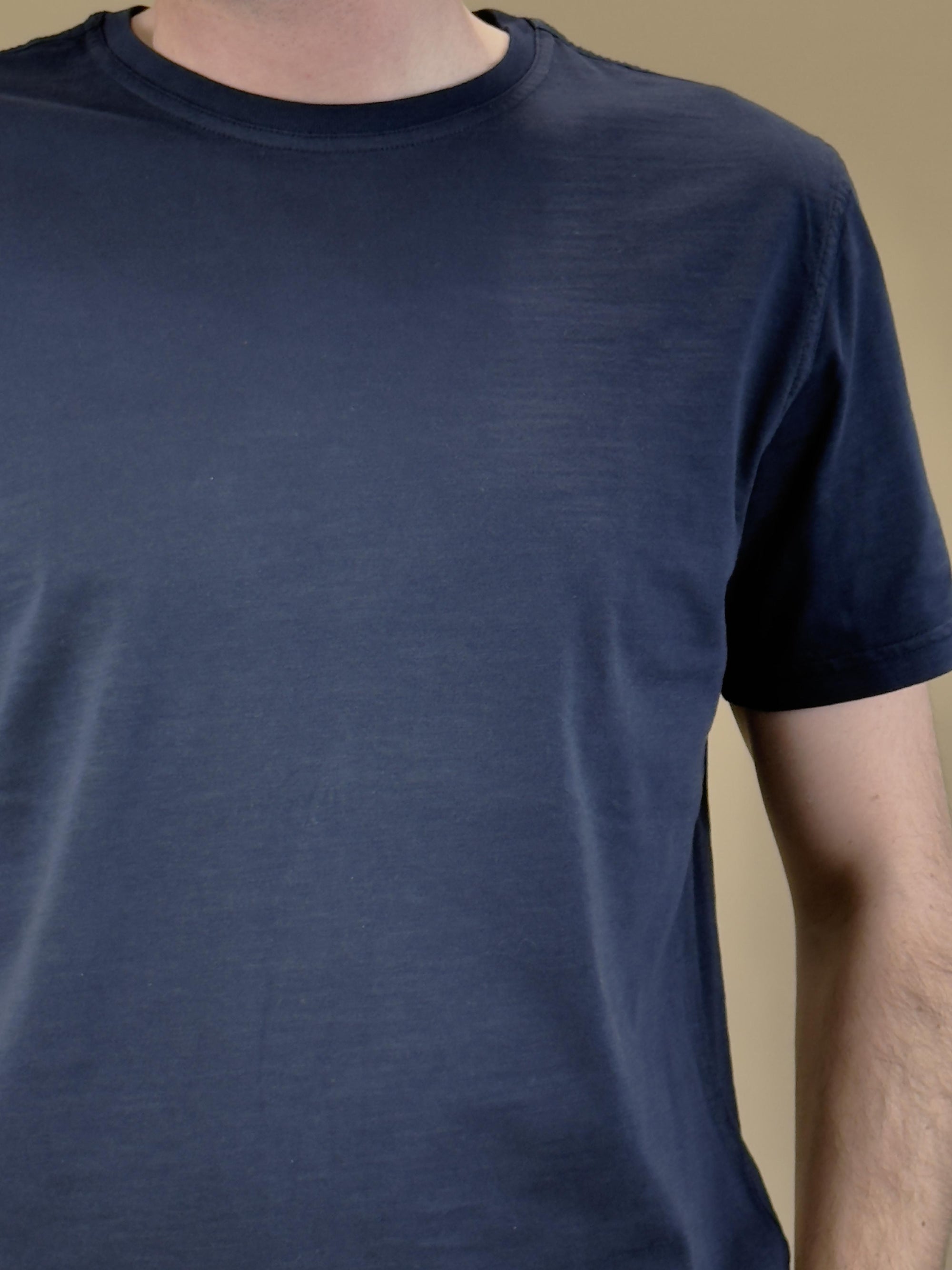 T-shirt in Cotone Fiammato BLKM1009 D.N Bl'ker