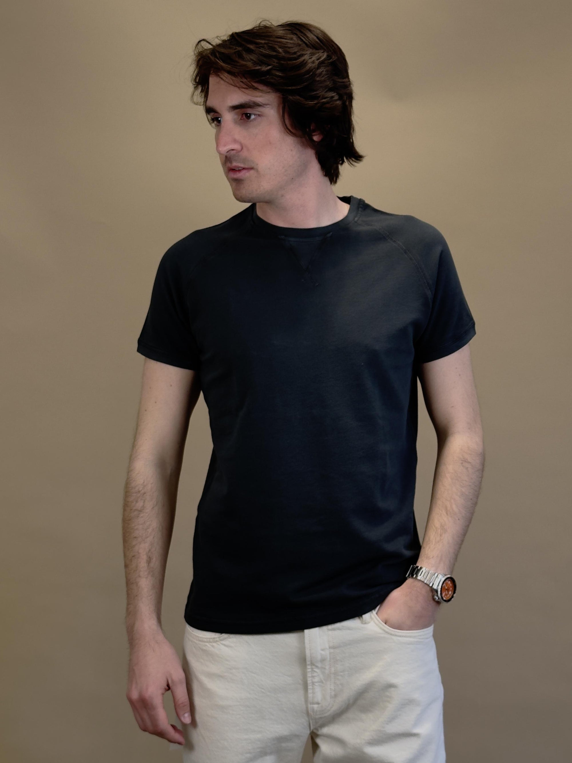 T-Shirt in Piquet BLKM1006-03 F.B Bl'ker