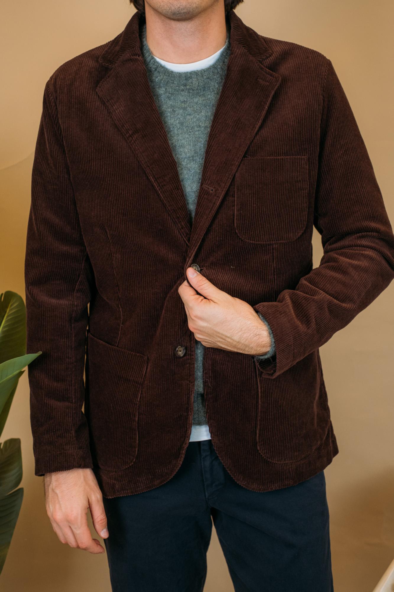 Blazer Neddick Corduroy Brown-Moro 74128KW 03Y Sebago 