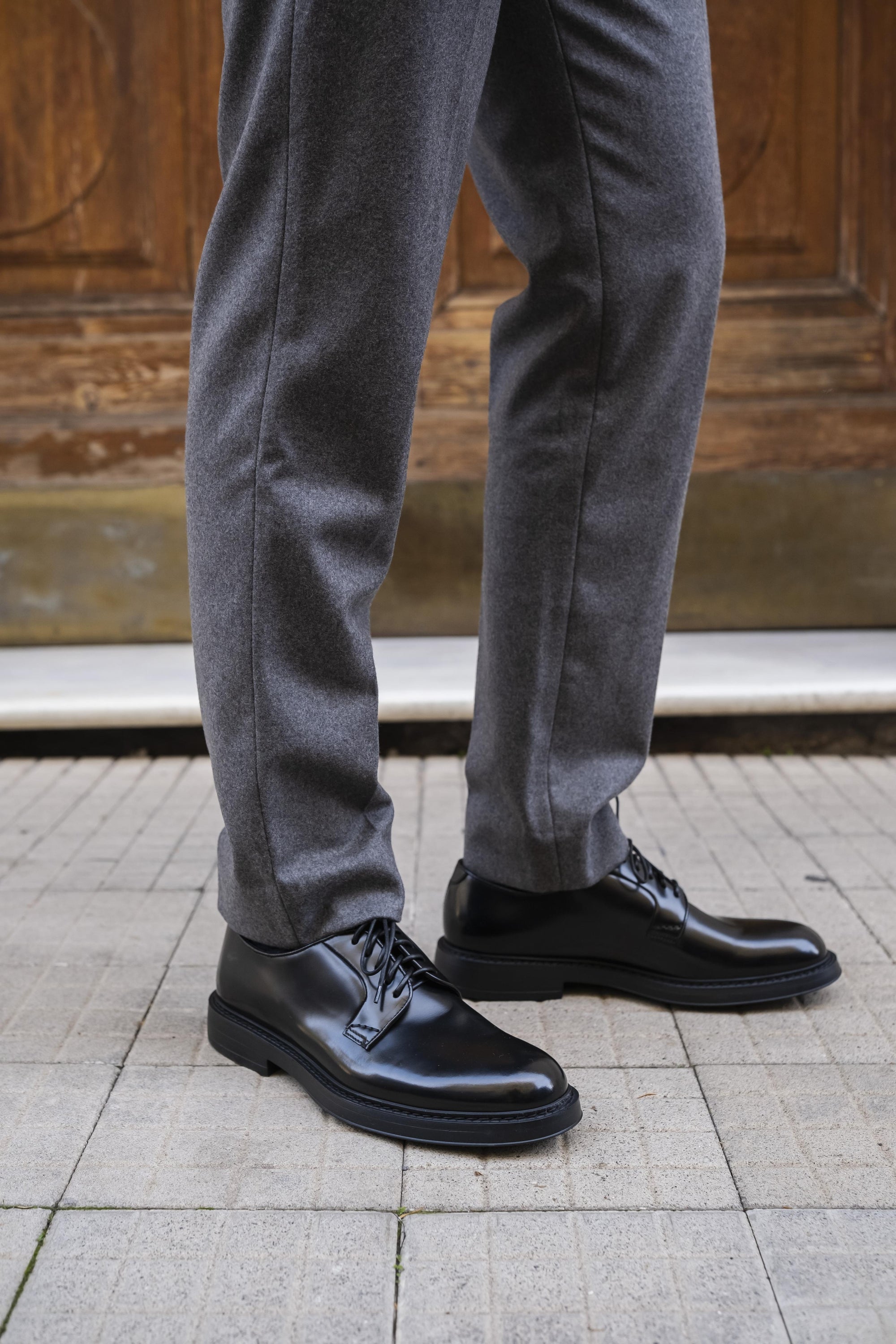 Pantalone in Lana CN4593423 ANTRACITE MELANGE Circolo 1901