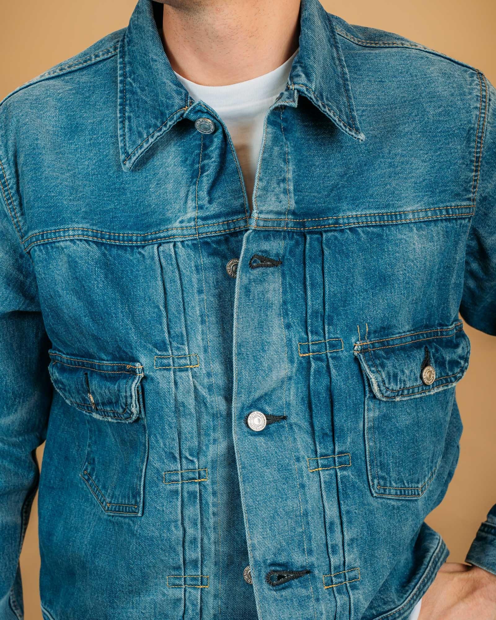Giacca Denim Japan Light Used I036717 01.7W Edwin 