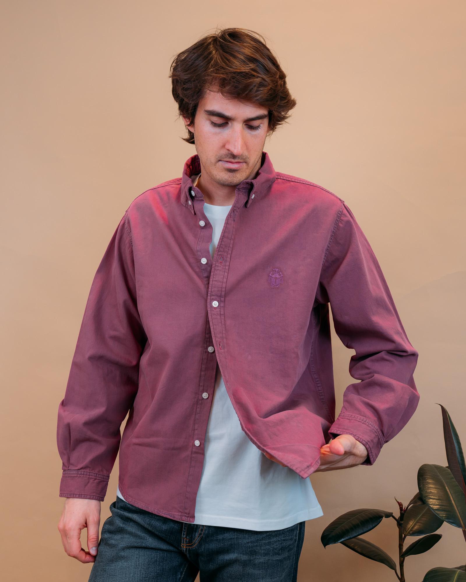 Camicia Arlo Red Plum I036463 01.9L Edwin 