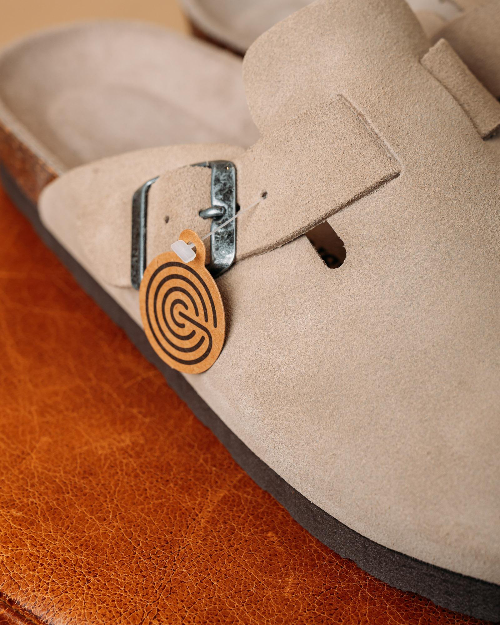 Sabot Riva Velour Taupe G10549 5 Genuins 