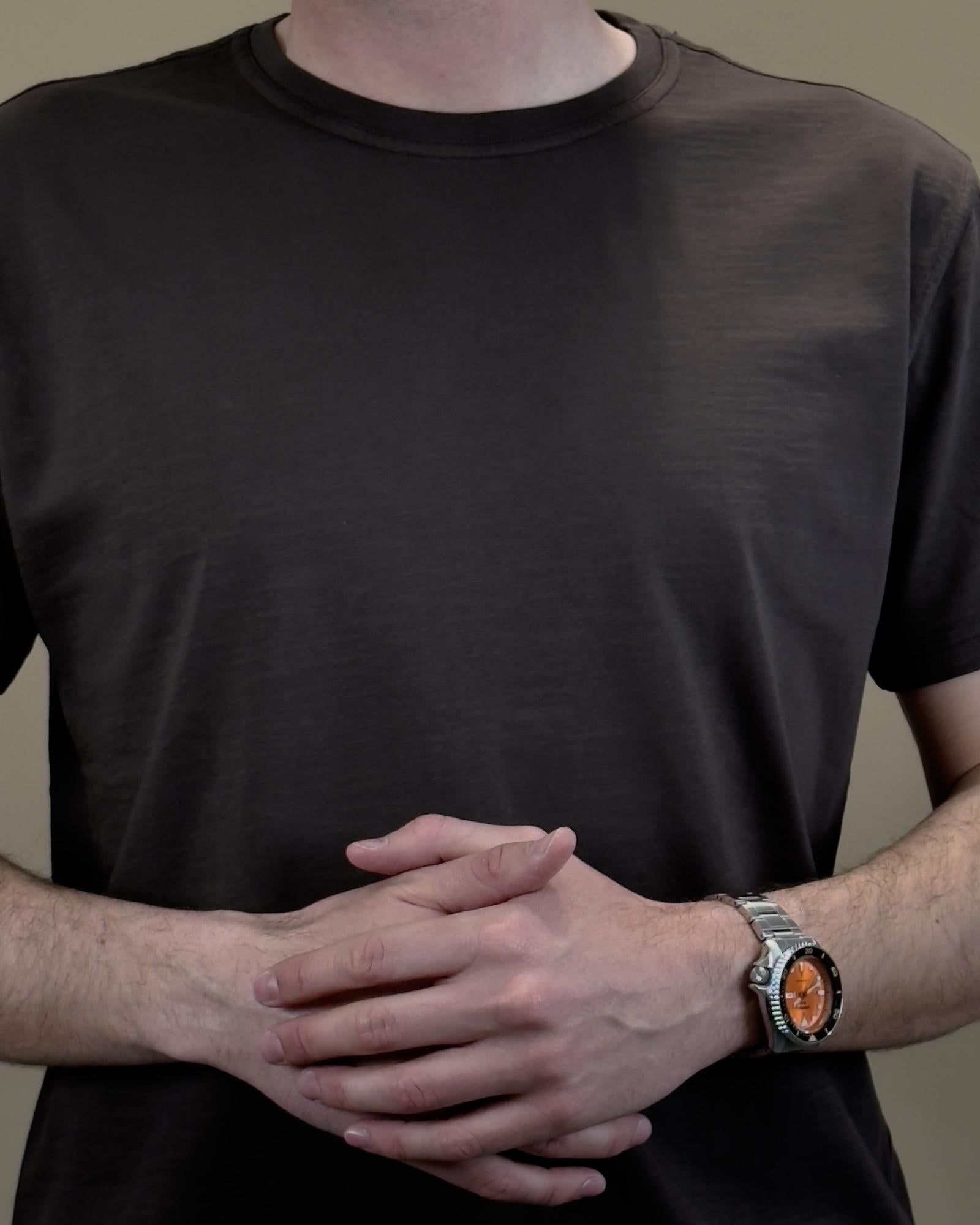 T-shirt in Cotone Fiammato BLKM1009 BR Bl'ker