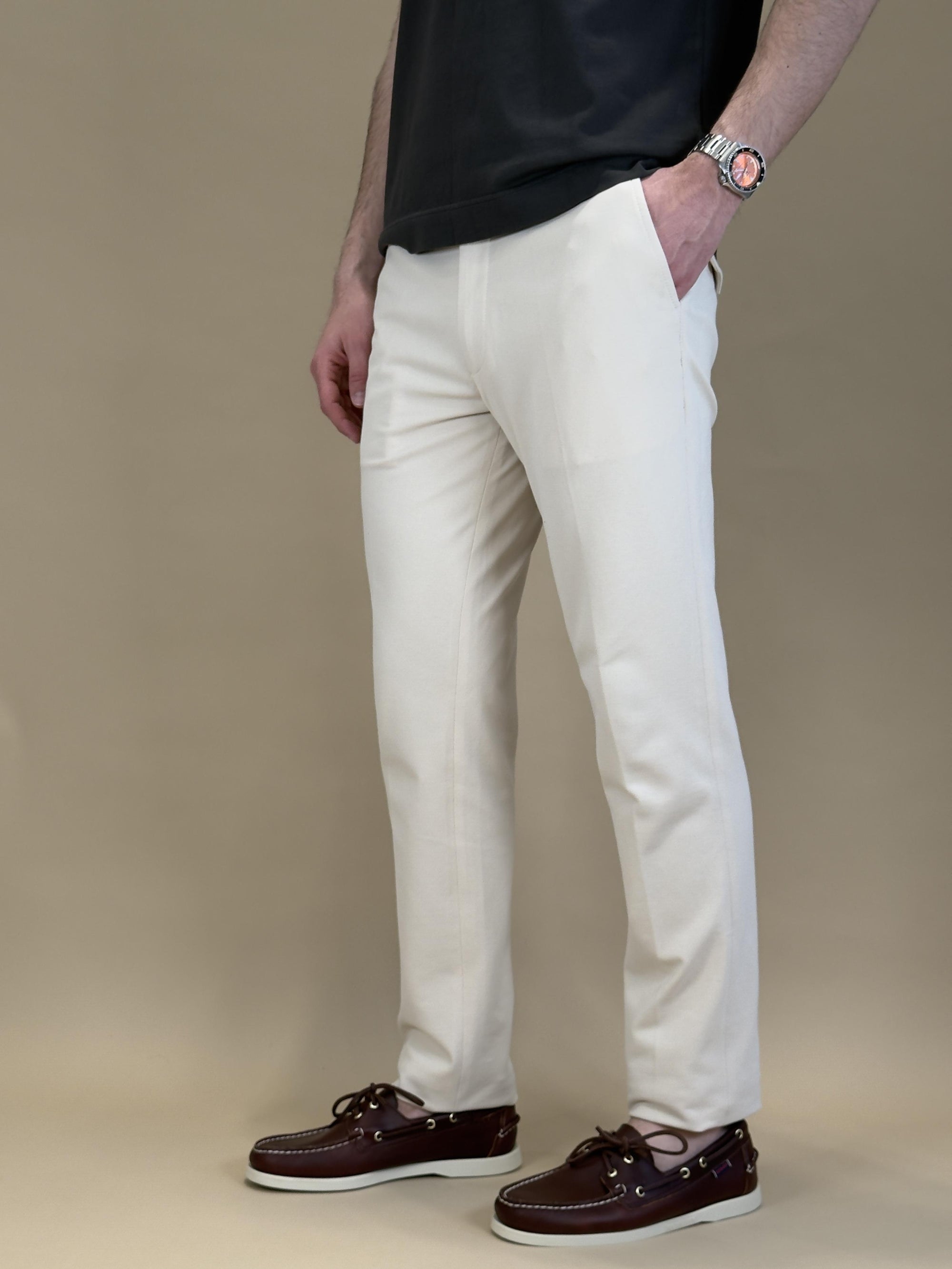 Pantalone in Piquet CN4652 1074 Circolo 1901 