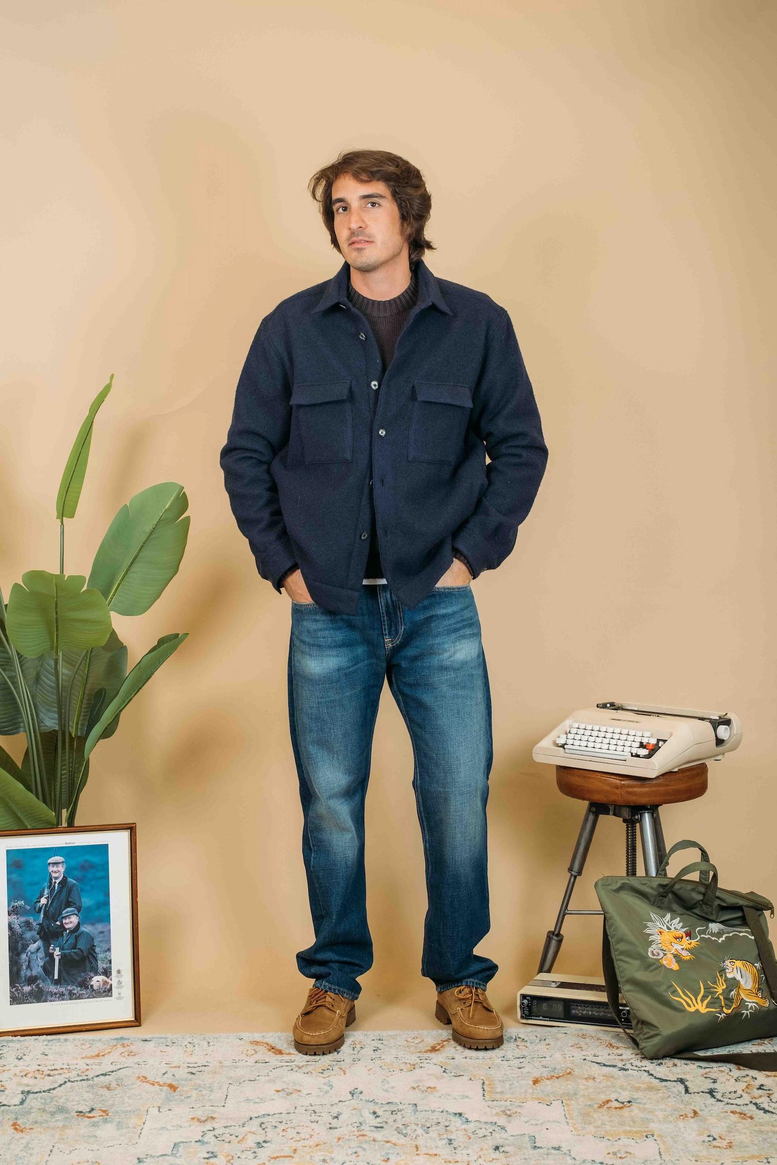 Overshirt In Lana 150ML 91459 006 Xacus 