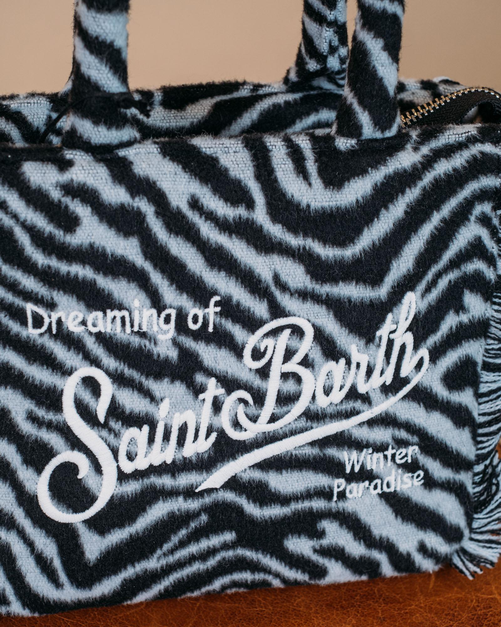 Small Bag With Strap VANITY MINI FELT 00269I MC2 Saint barth 