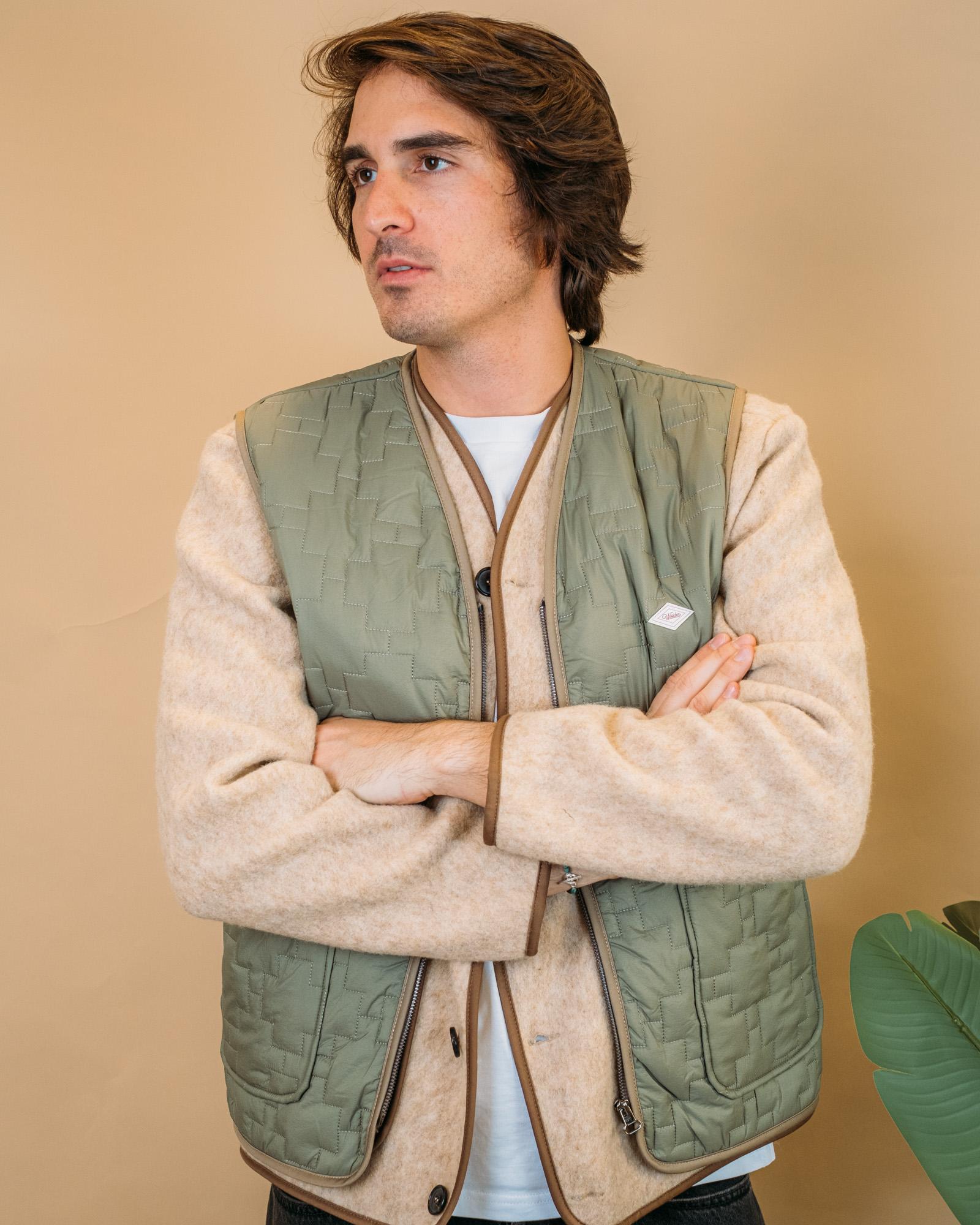 Cardigan Cameron CAMERON BEIGE Wooden 