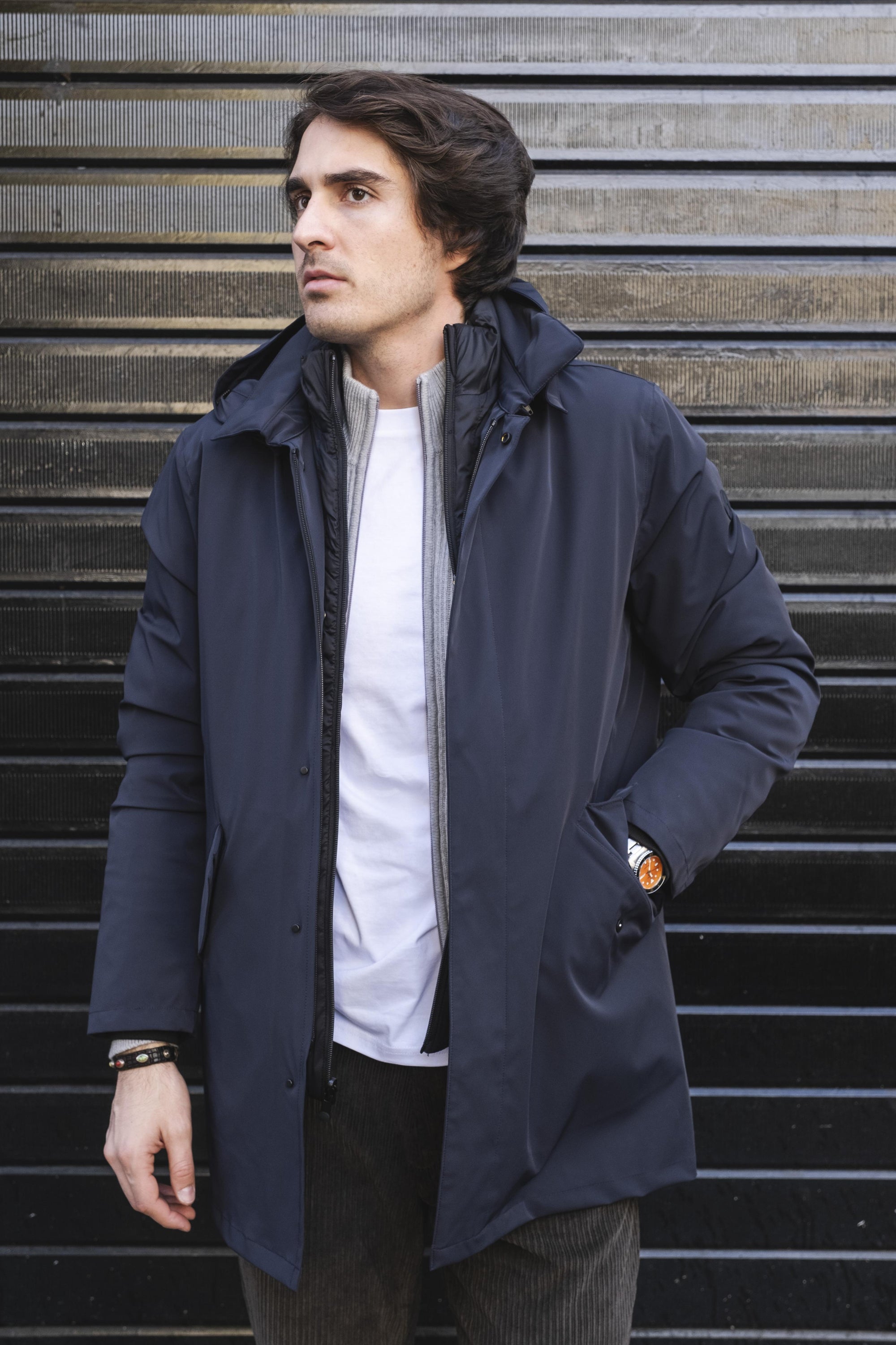 Parka 3 in 1 Achiko ACHIKOPM781790 BLUE NAVY People of Shibuya 