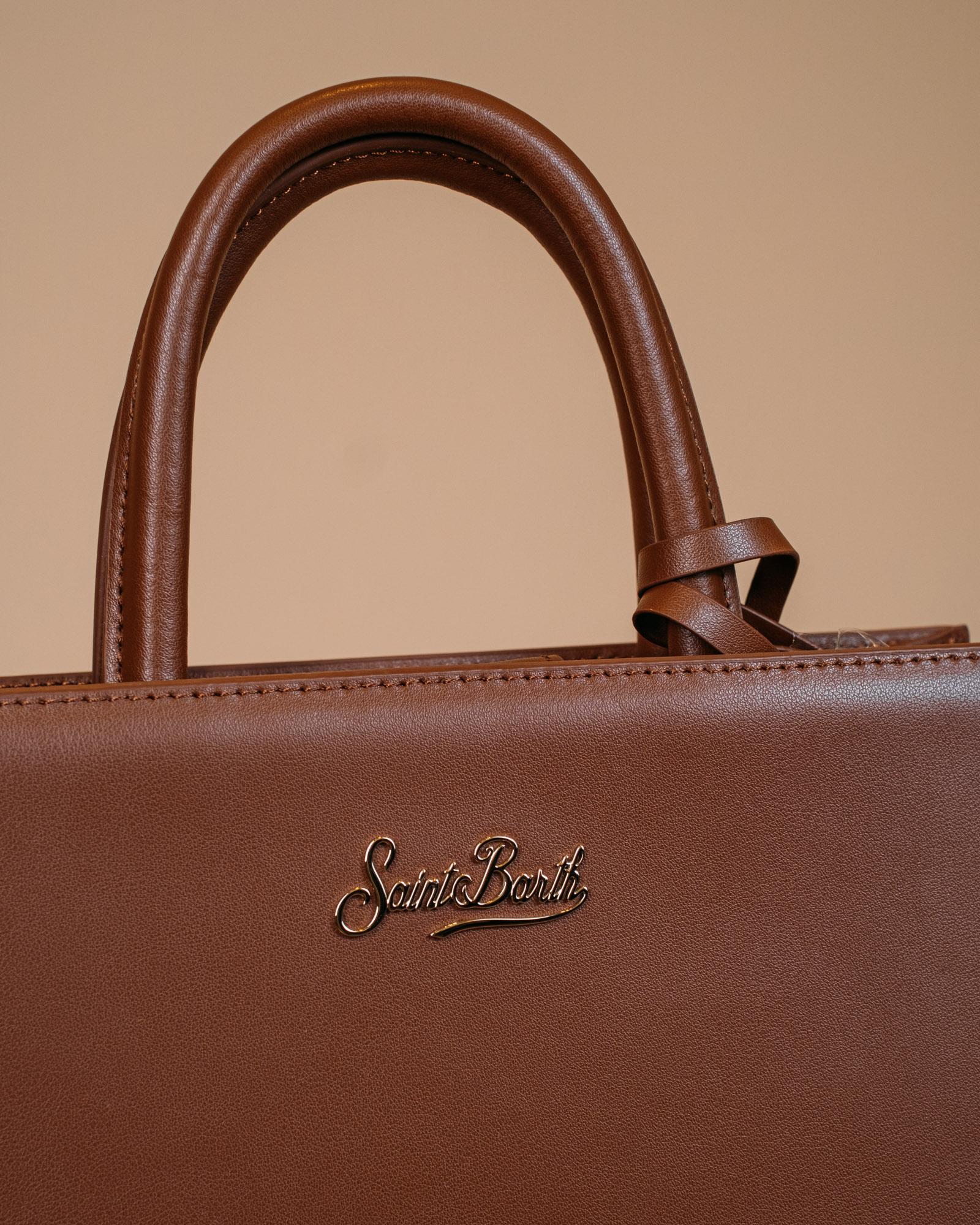 Hand Leather Bag SHOP BAG MIDI 00504I MC2 Saint barth 