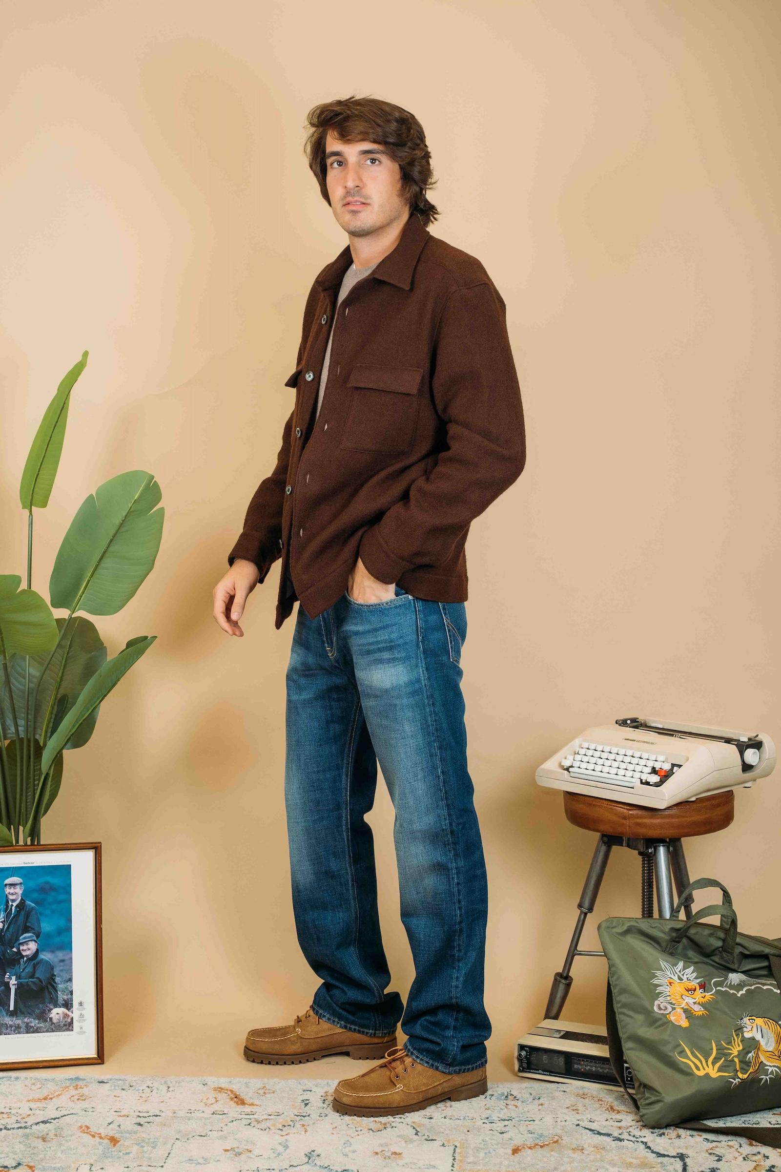 Overshirt In Lana 150ML 91459 005 Xacus 