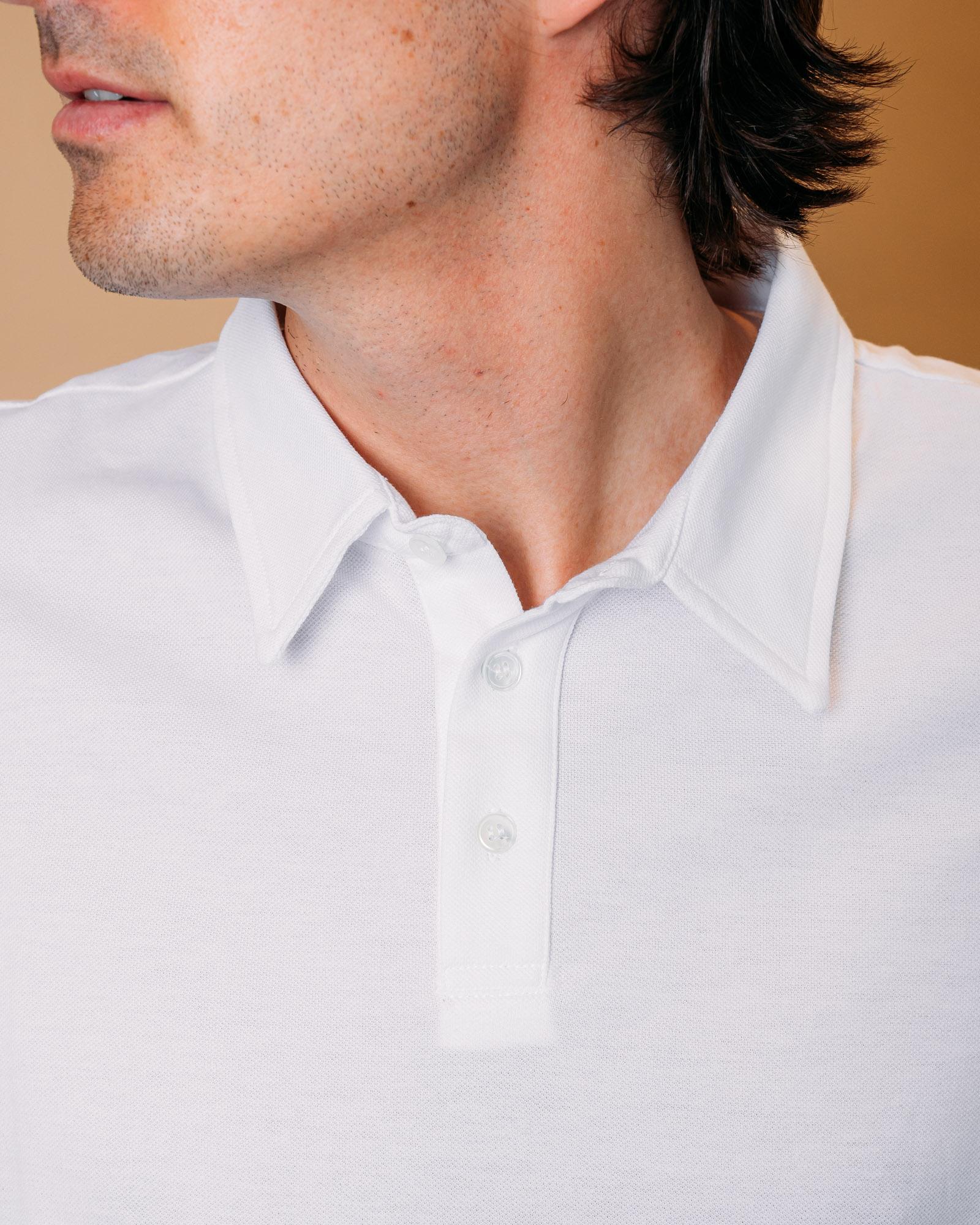 Polo Piquet Bianco 1465402 001 Gaffi 