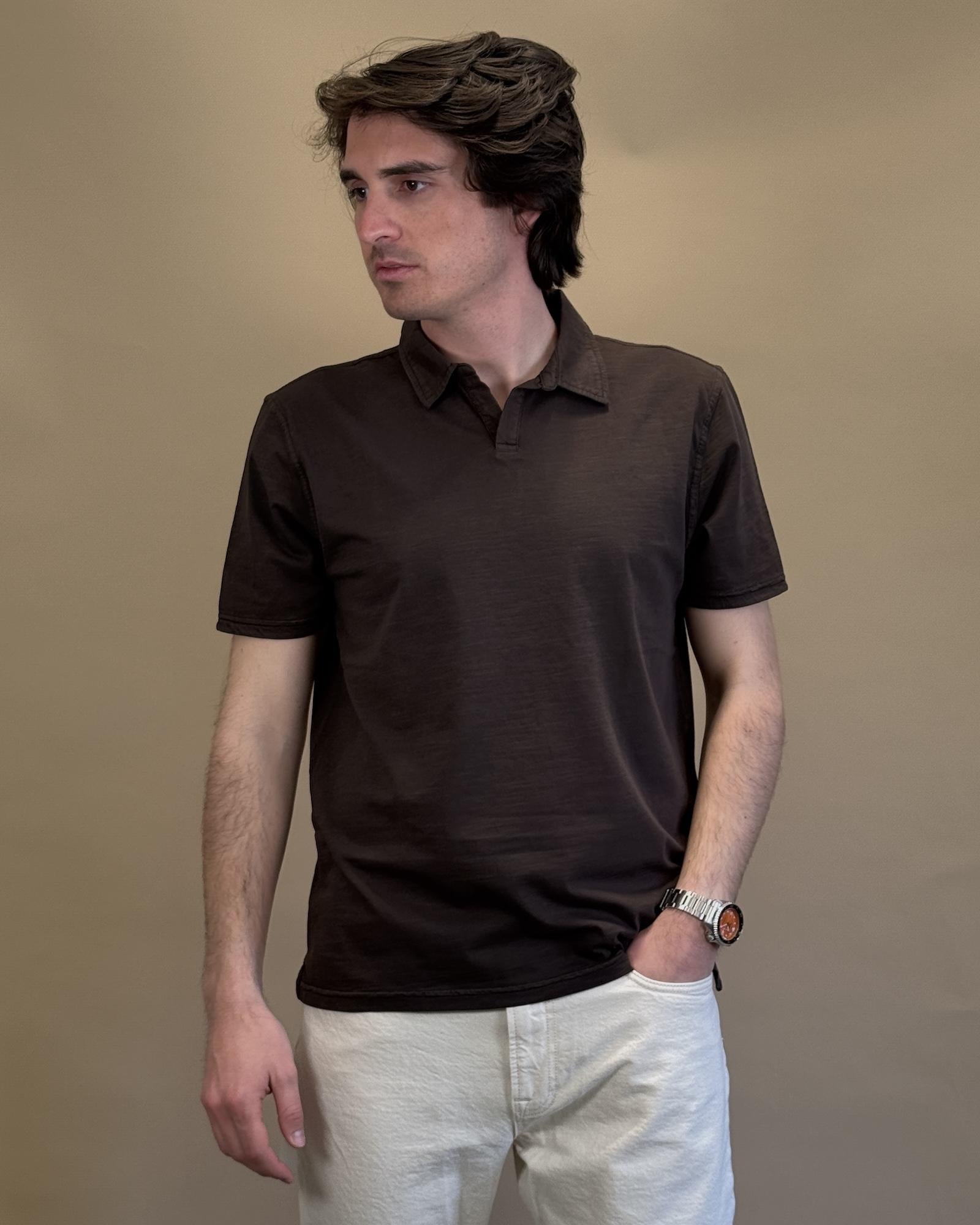 Polo in Cotone Fiammato BLKM2006 BR Bl'ker