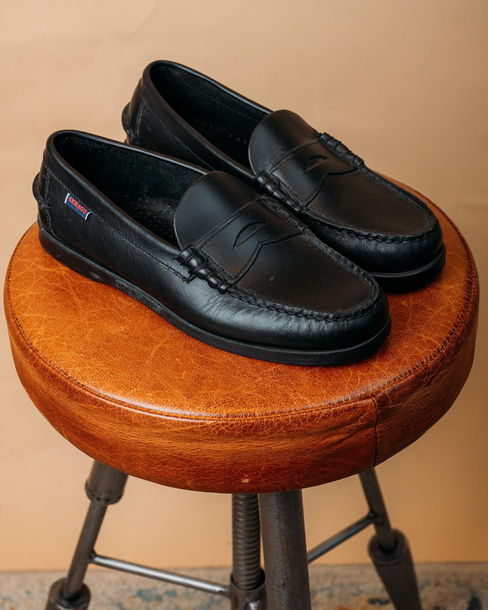 Mocassini Dolphin Waxed Black 76114QW 924 Sebago 