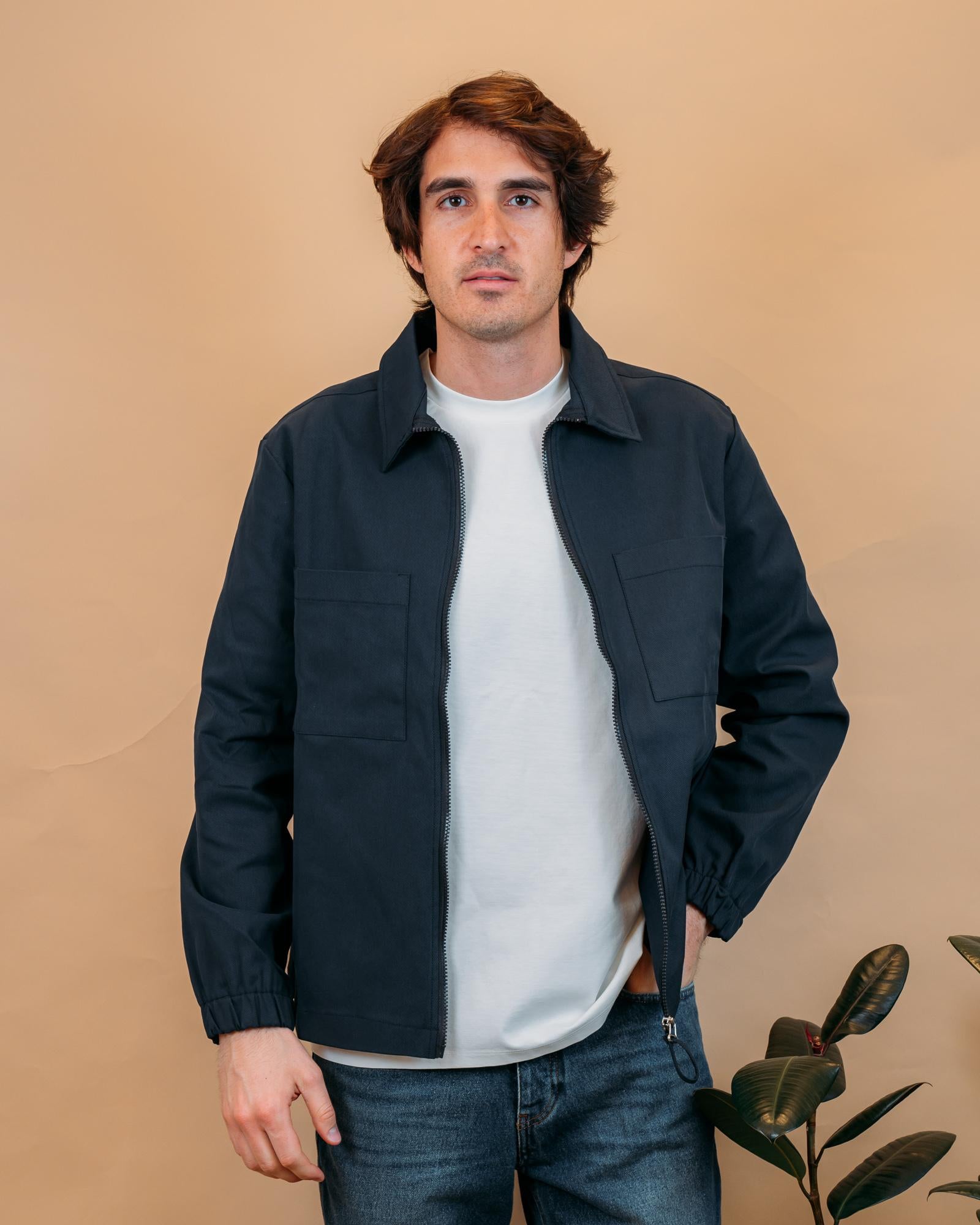 Overshirt Aidan Blu AIDAN BL Wooden 