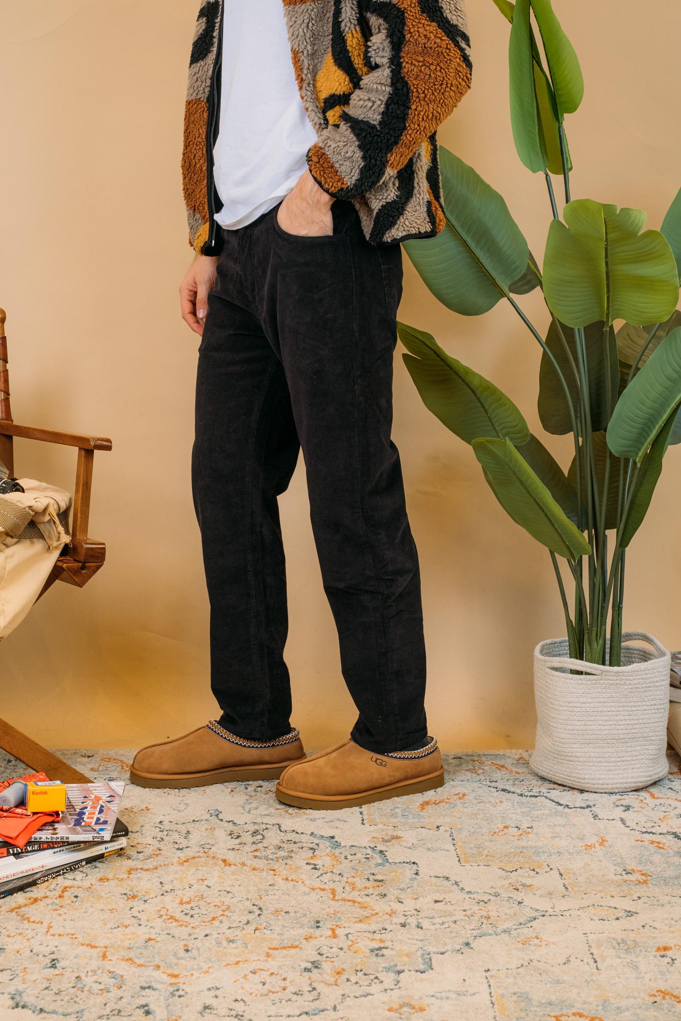 Pant Cambridge Corduroy CAMBRIDGEP NERO Wooden 