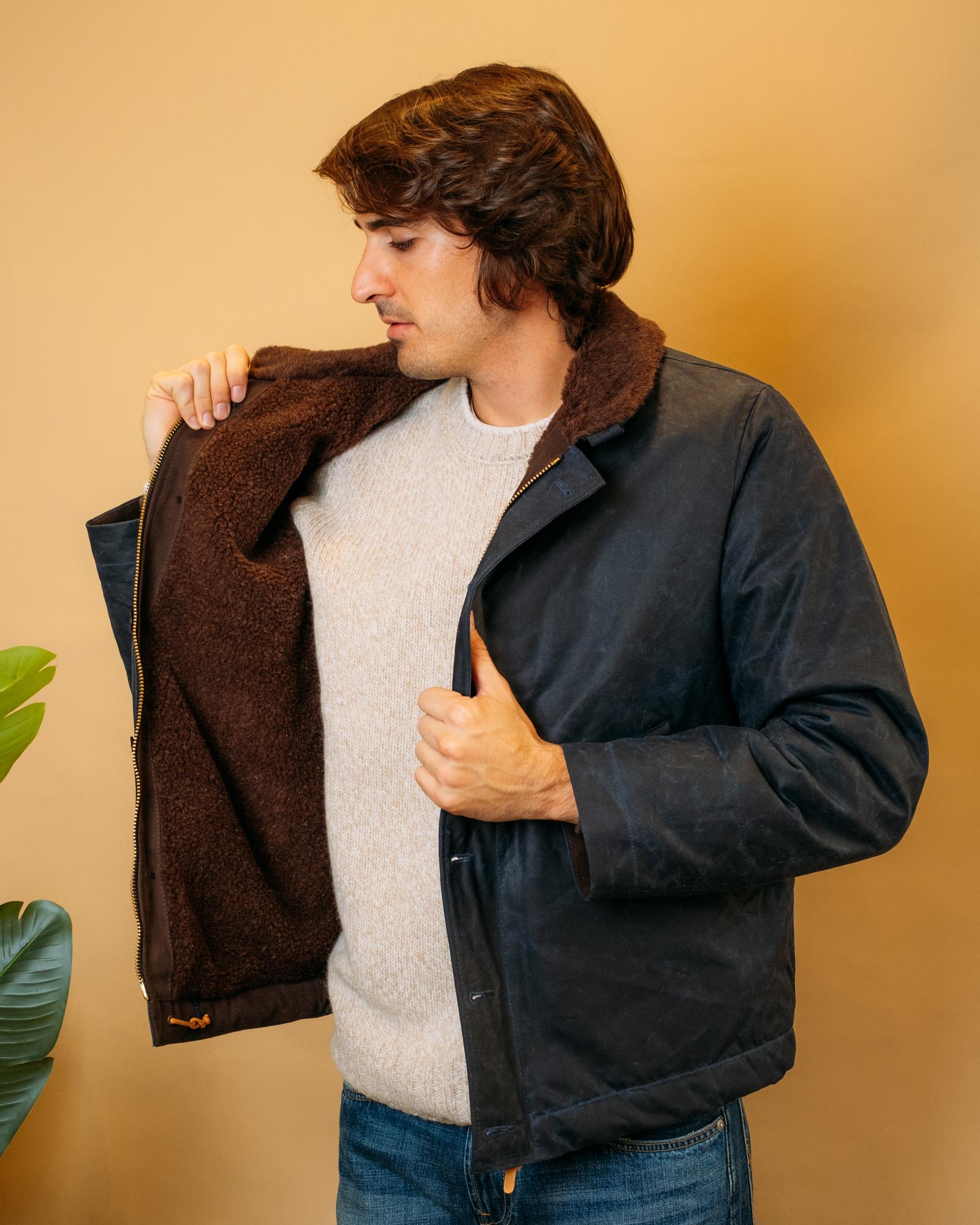 New Deck Jacket 7061B-WX NAVY Manifattura Ceccarelli 