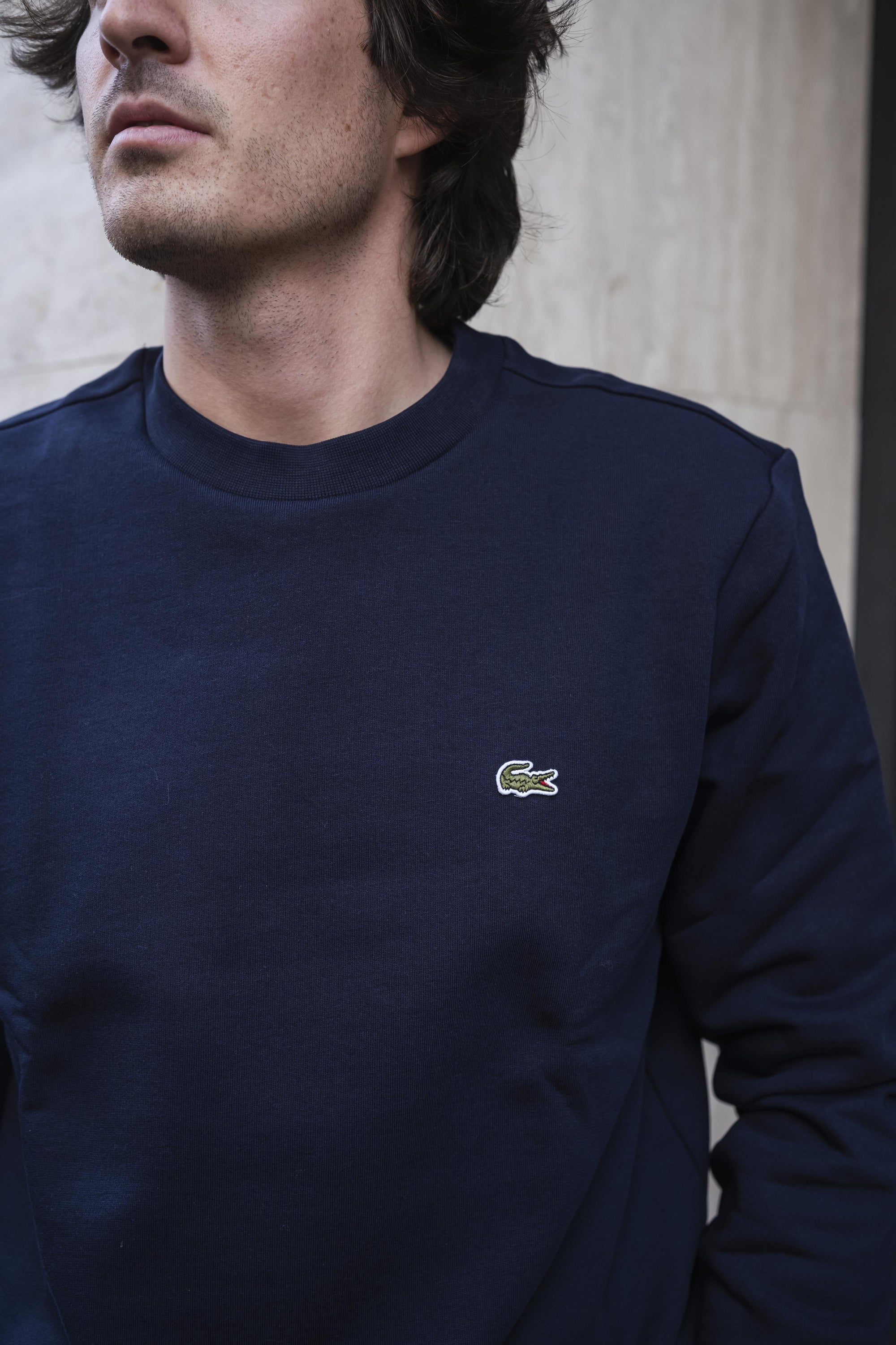 Felpa Girocollo SH9608166 MARINE Lacoste 