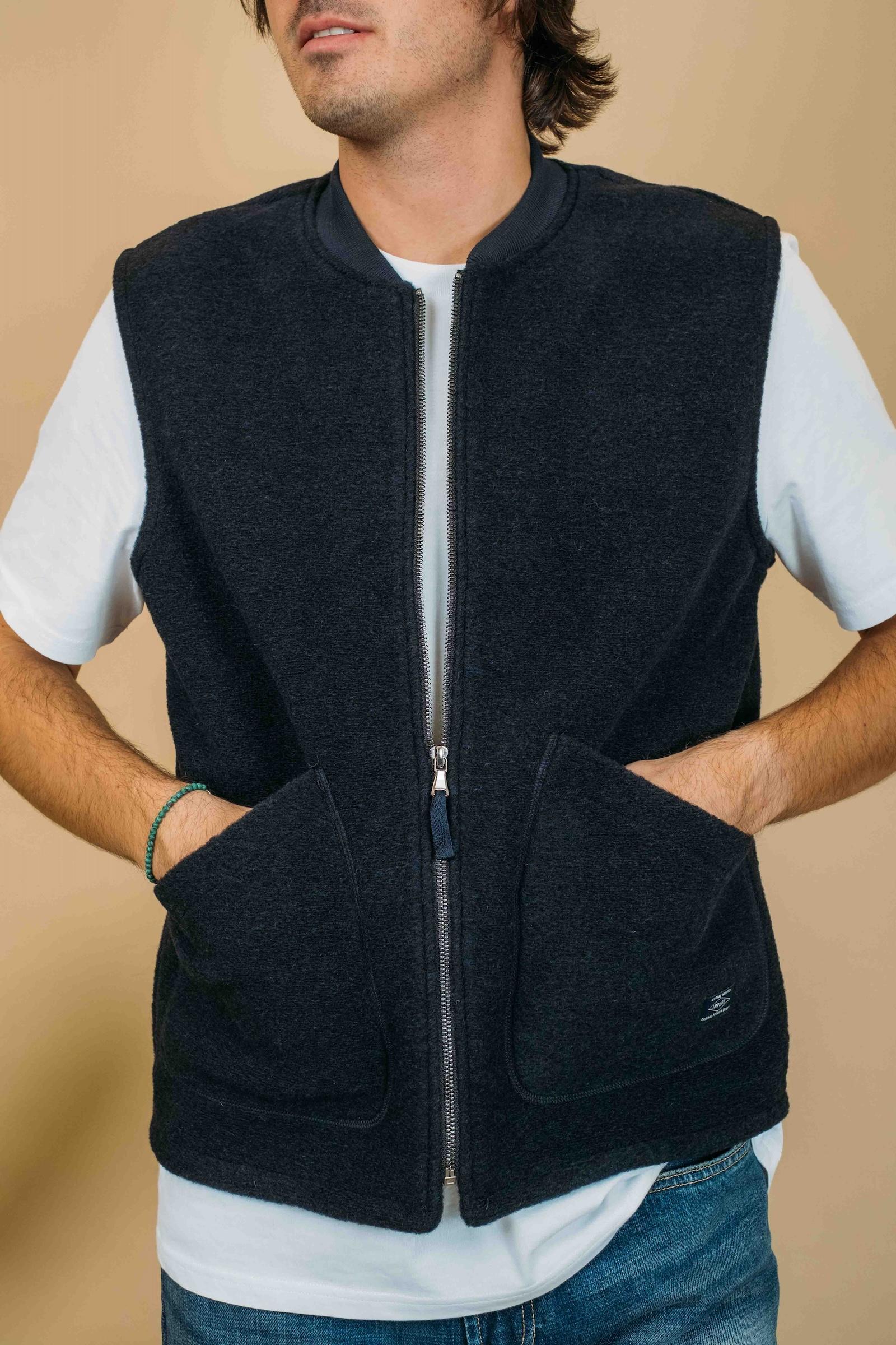 Terry Gilet Wool TERRY MW BC01 Impure 